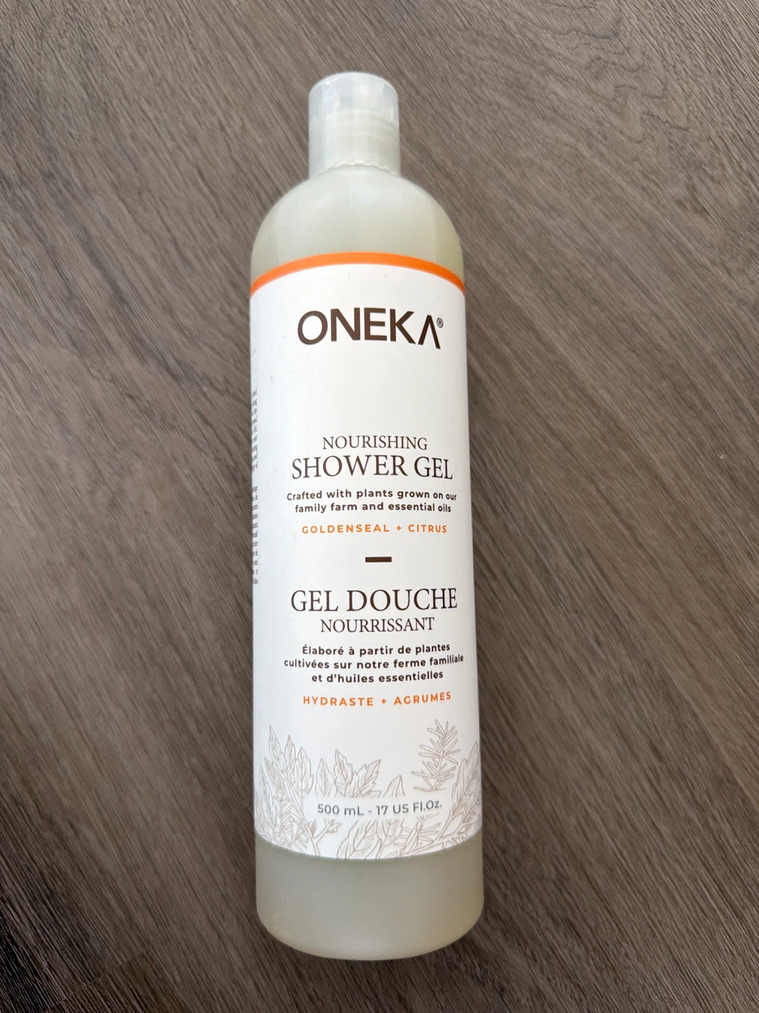 FREE Oneka Nourishing Shower Gel - Goldenseal + Citrus