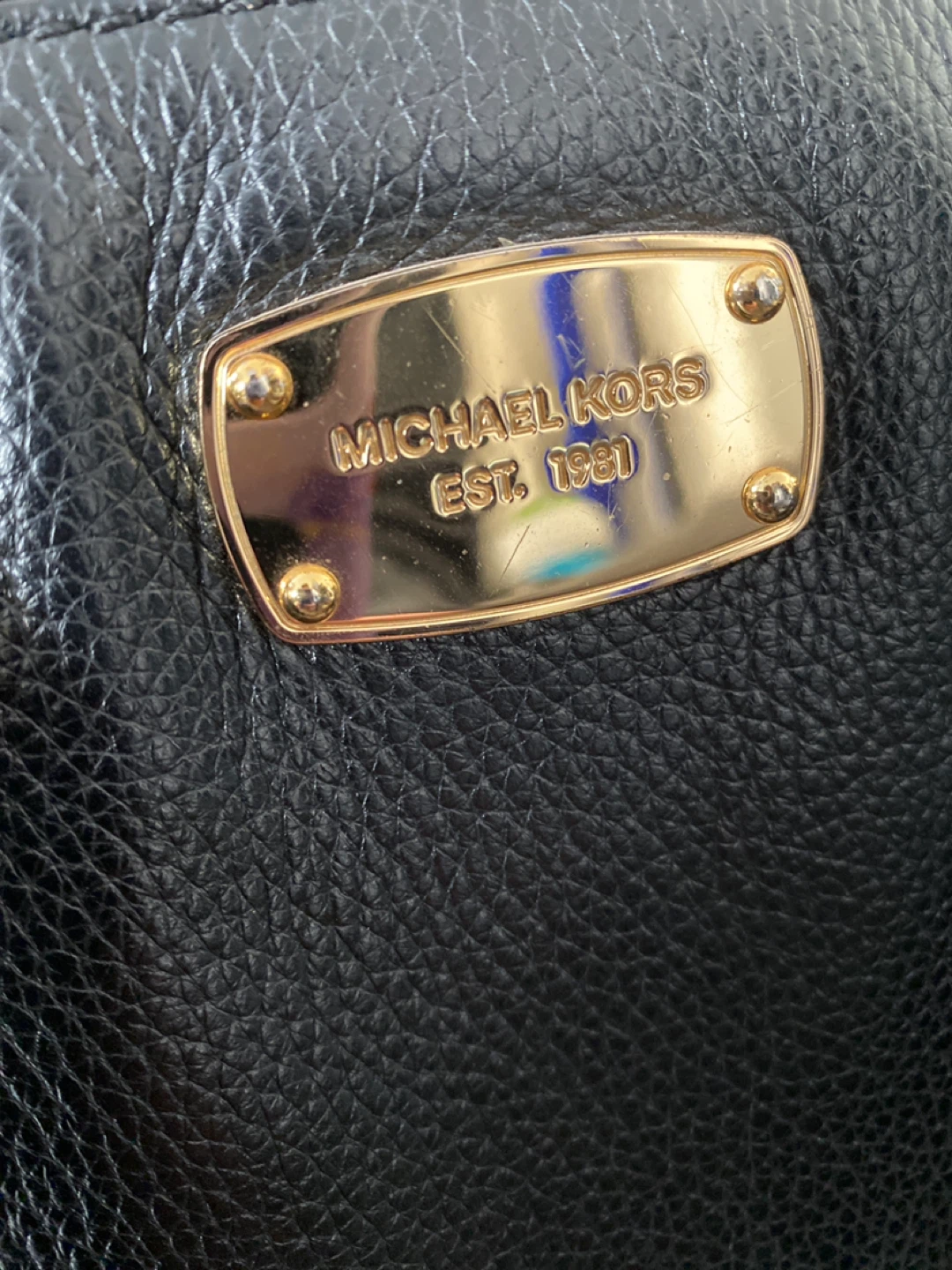 Michael Kors Black Leather Tote Handbag - photo 3