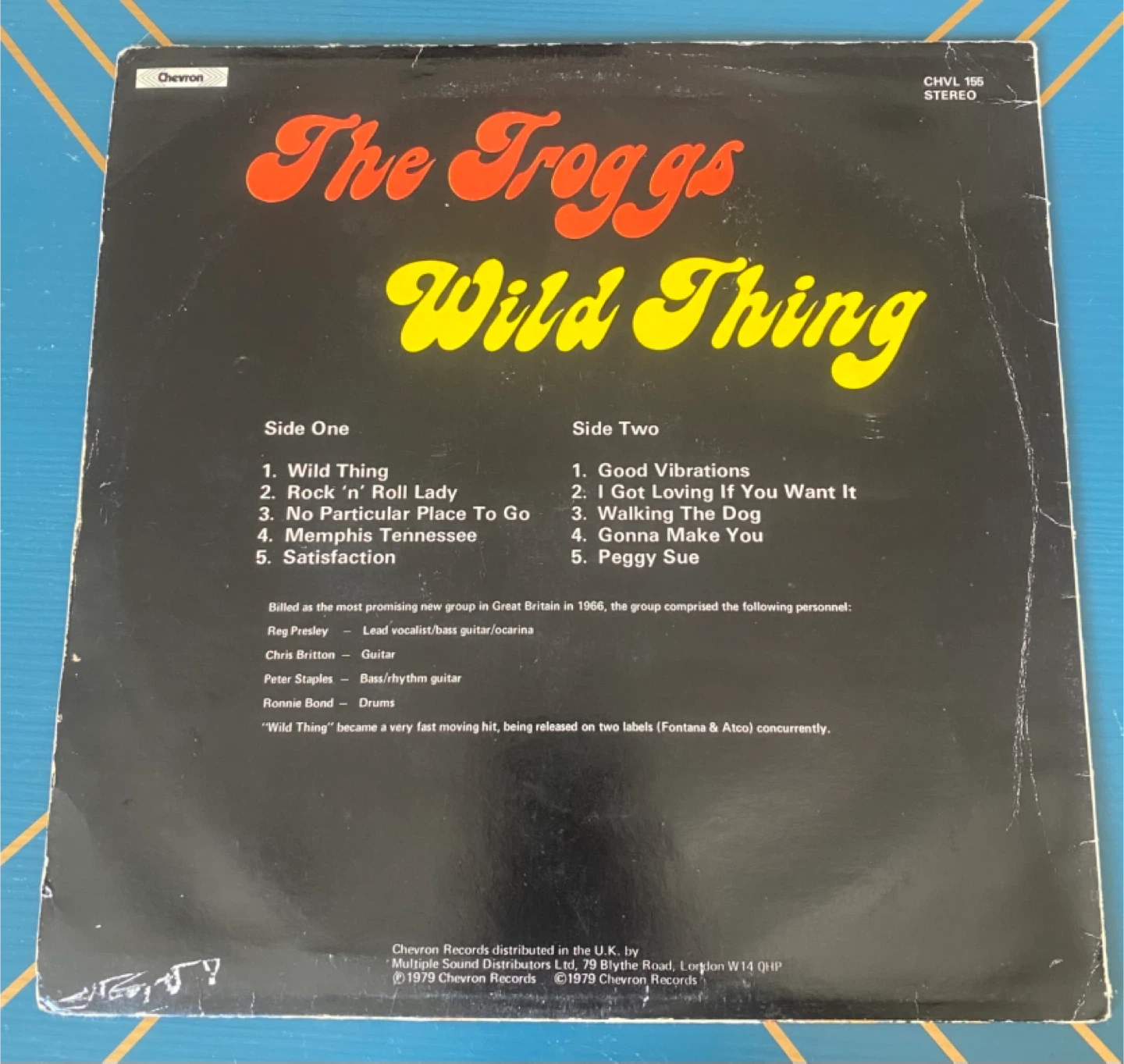 The Troggs - Wild Thing vinyl record 1979 VG+ - photo 2