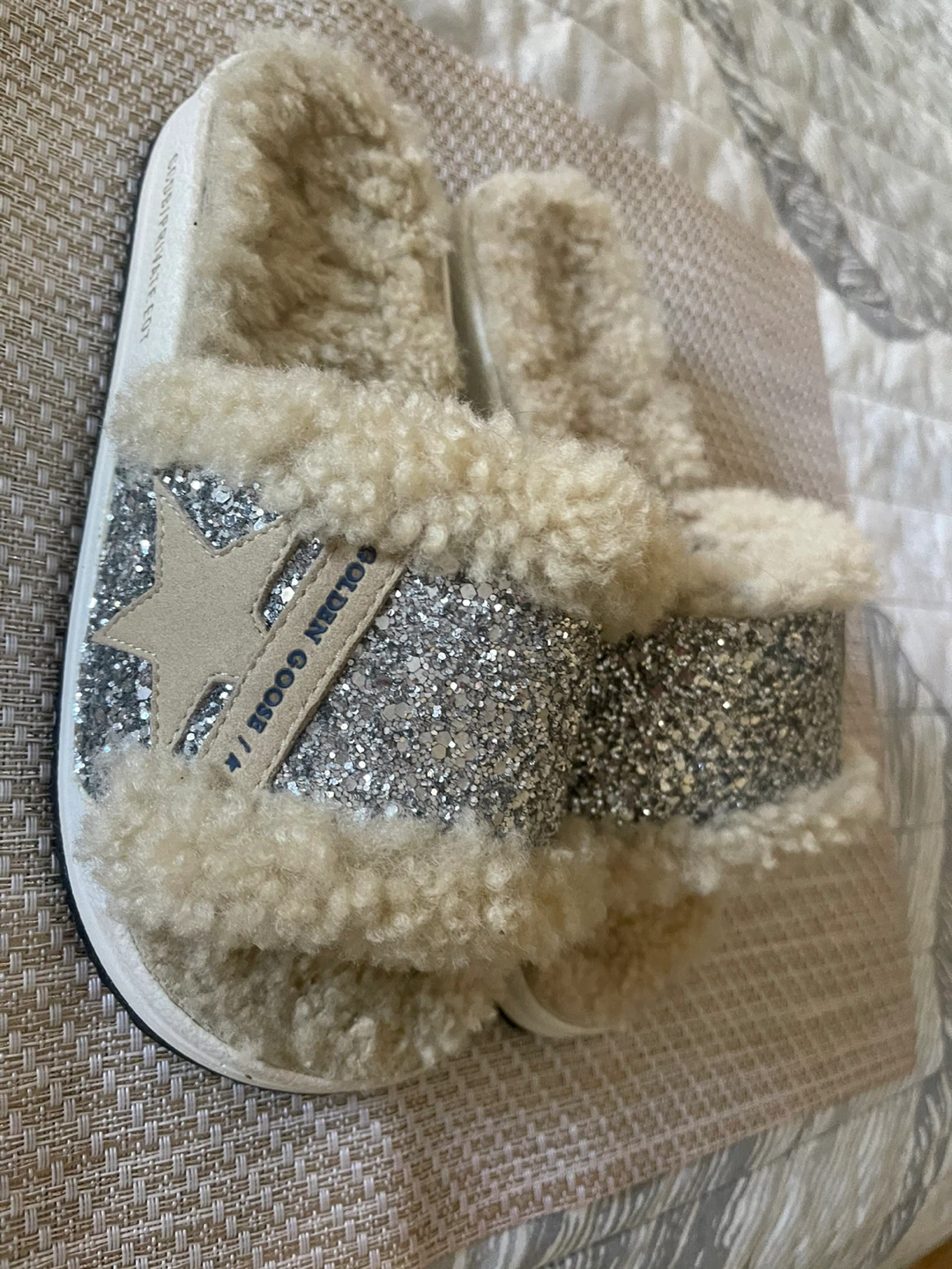 Golden Goose Shearling Slide Slippers - photo 2