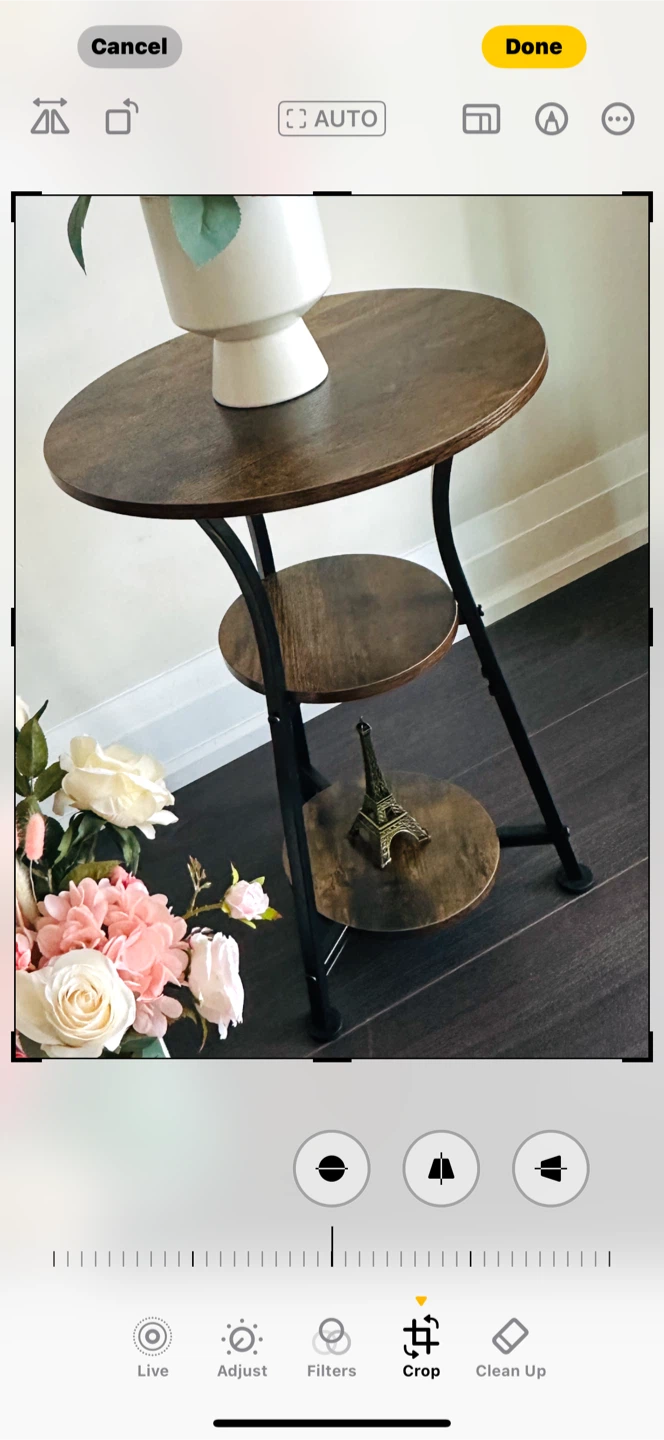 Three-Tiered Round Accent Table