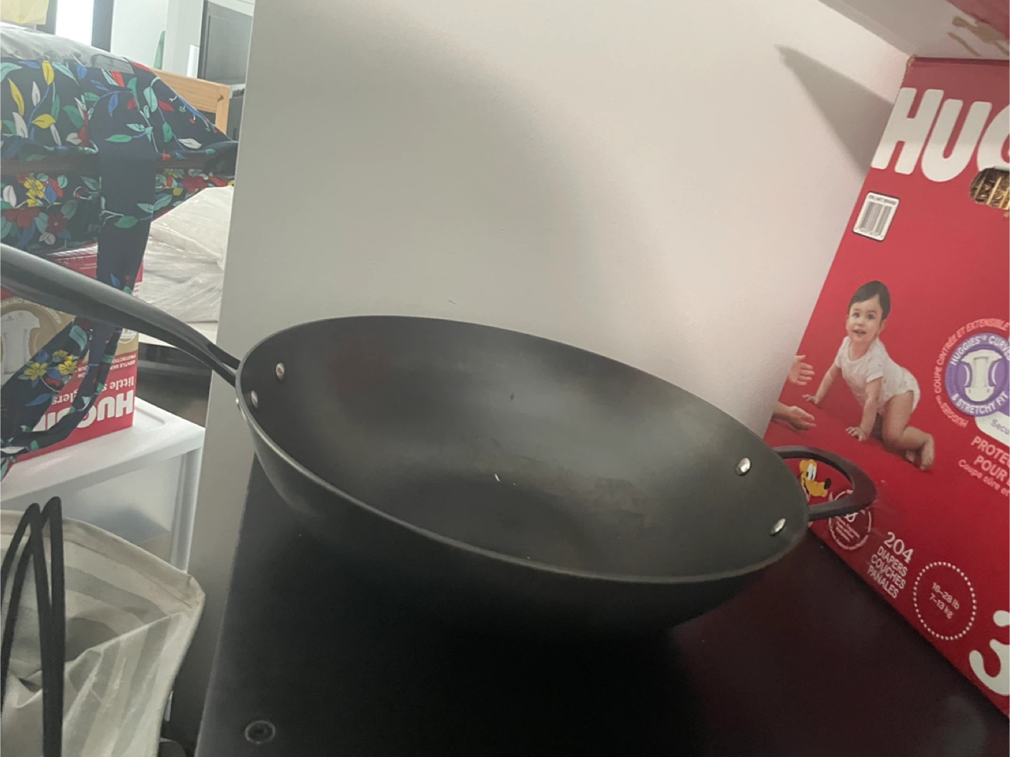Black Wok Pan