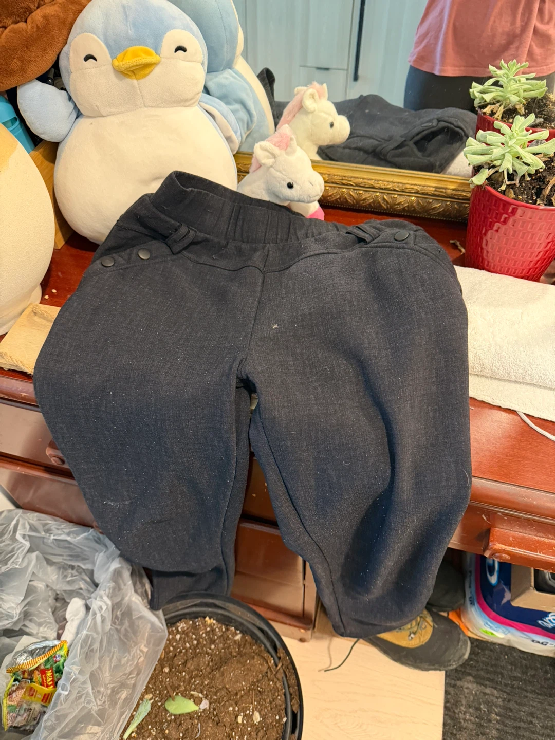 Navy Blue Casual Pants🧡
