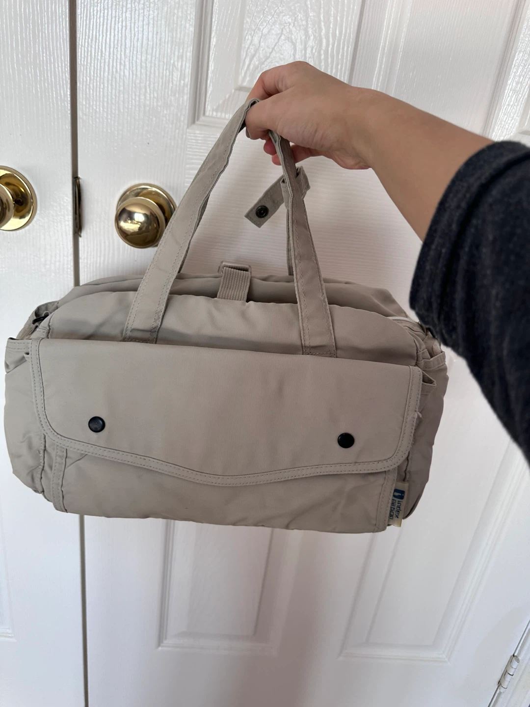 Nylon East West Shoulder Bag