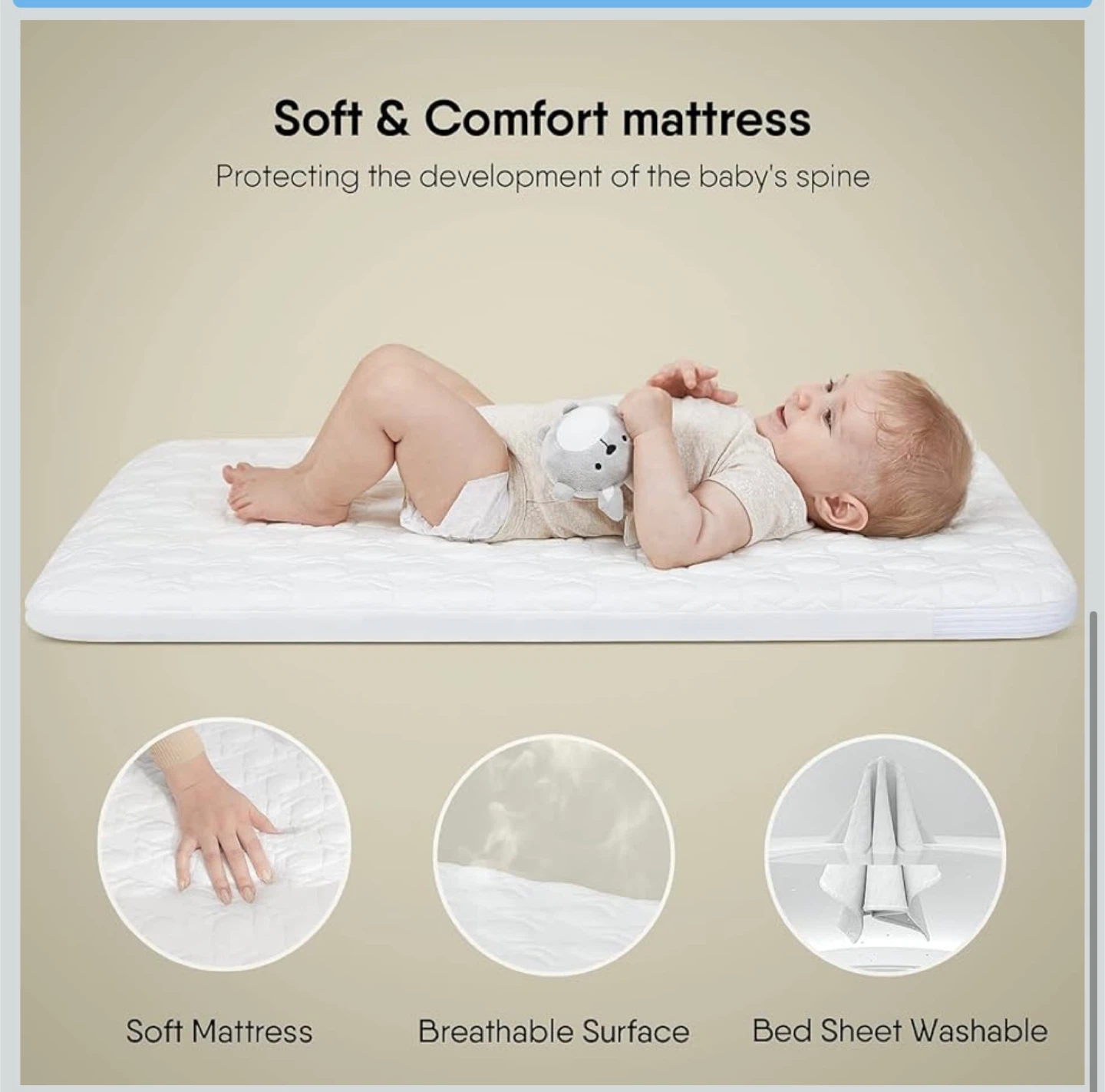BabyBond Bassinet with 6-Position Adjustable Height - photo 4