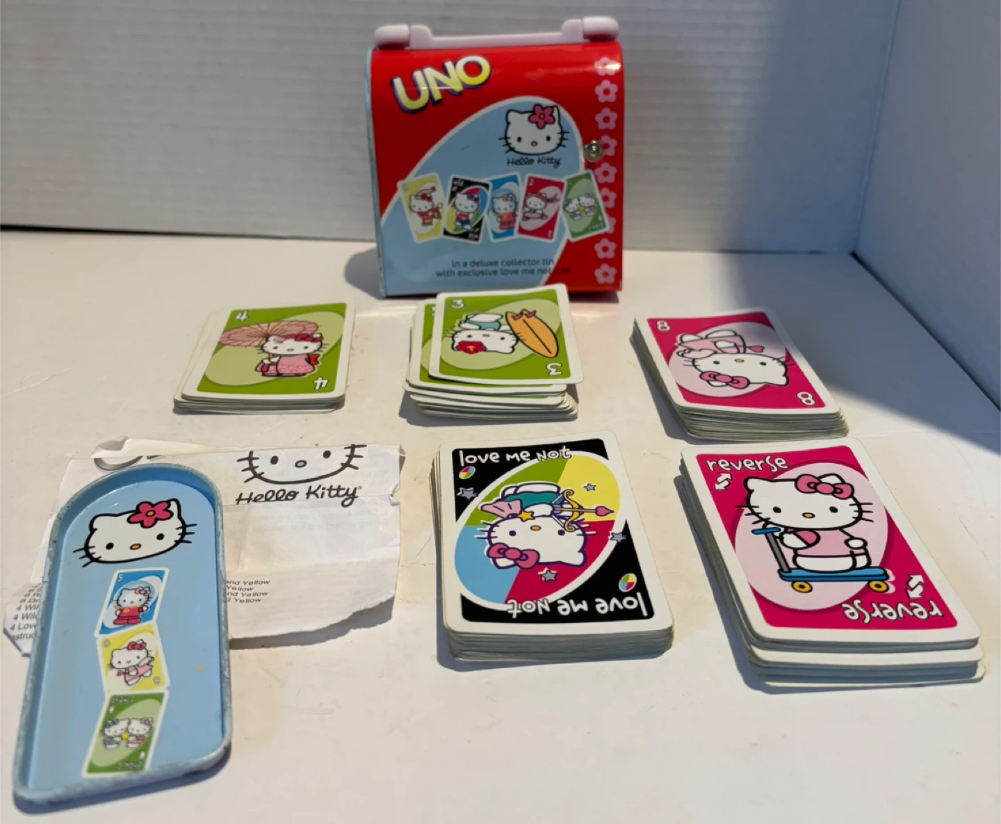 Hello Kitty UNO Deluxe Collector Tin