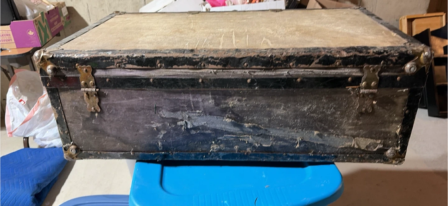 Vintage Travel Trunk Luggage Case - photo 4