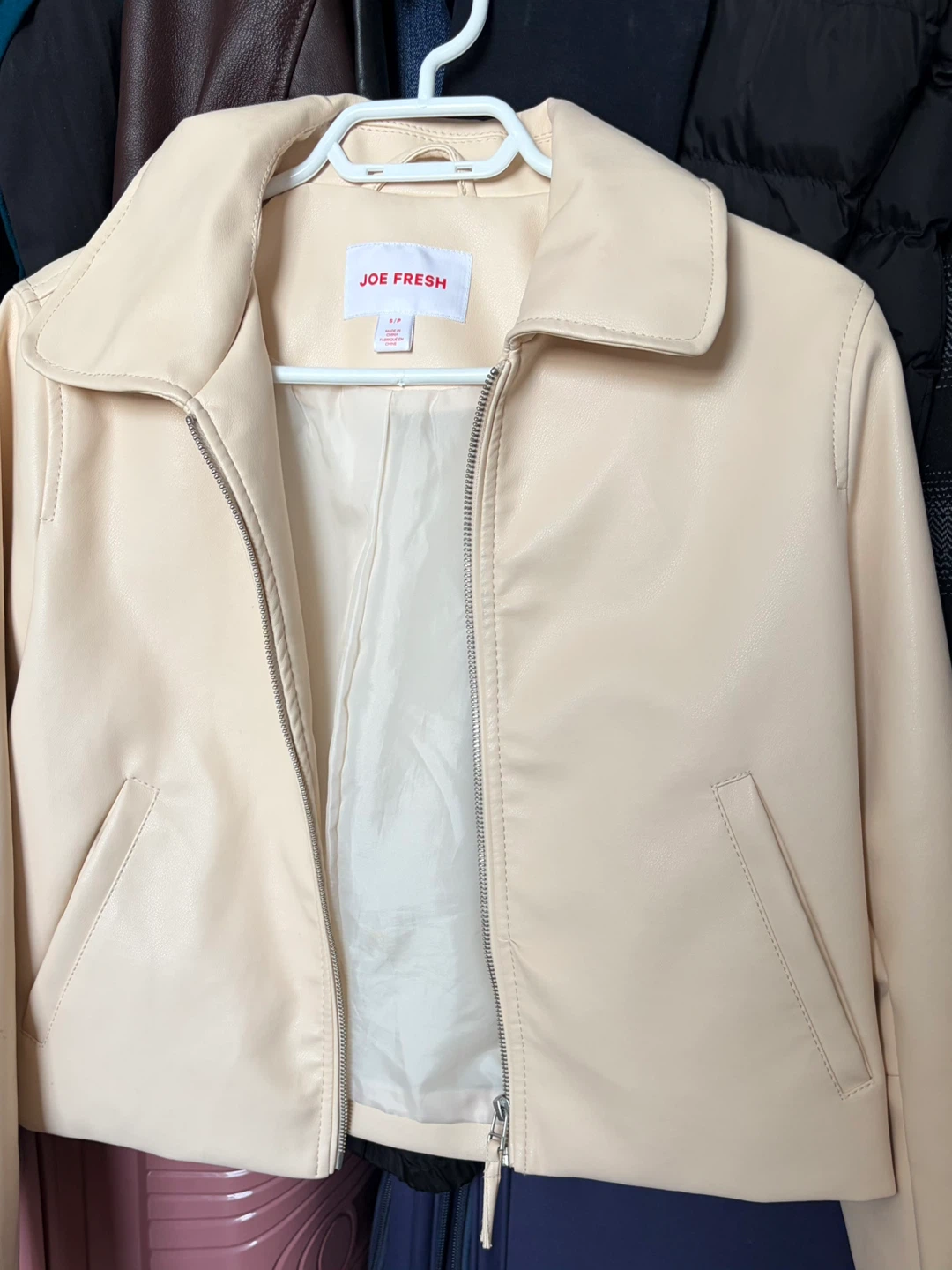 Faux Leather Moto Jacket