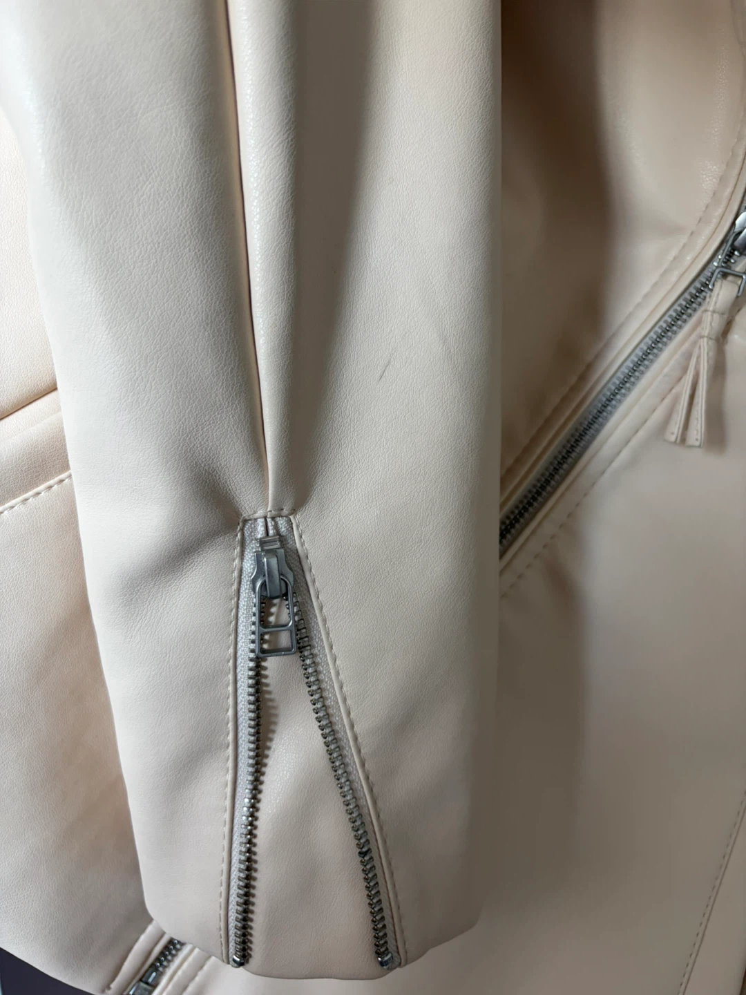 Faux Leather Moto Jacket - photo 3