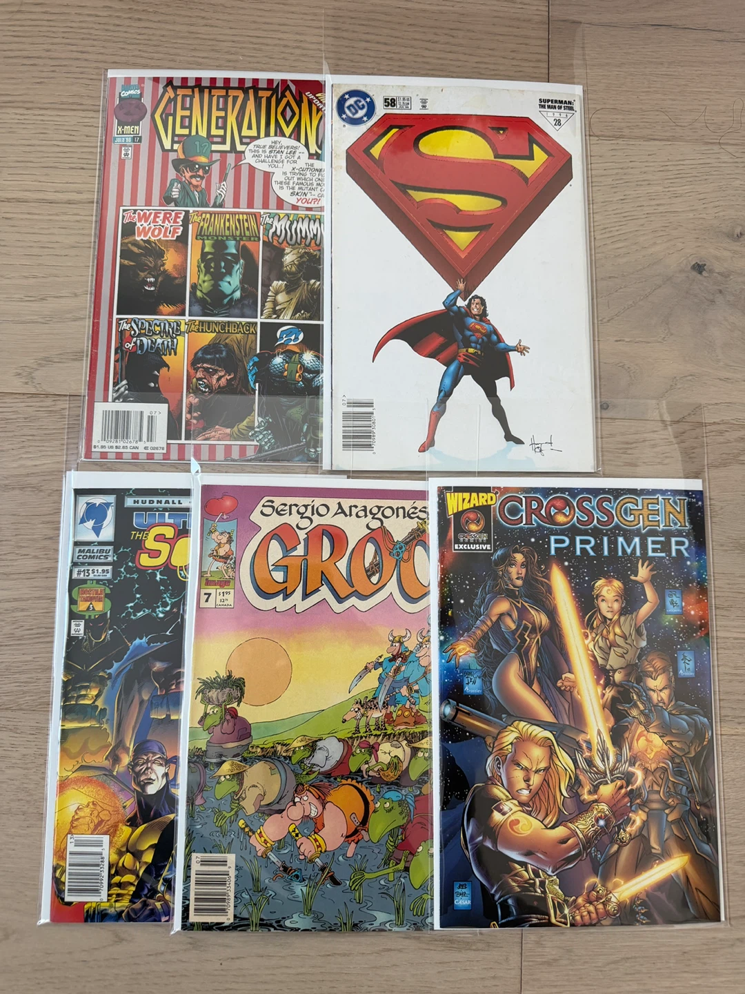 🧡 Assorted Comic Books: Generation X, Superman, Groo 🧡