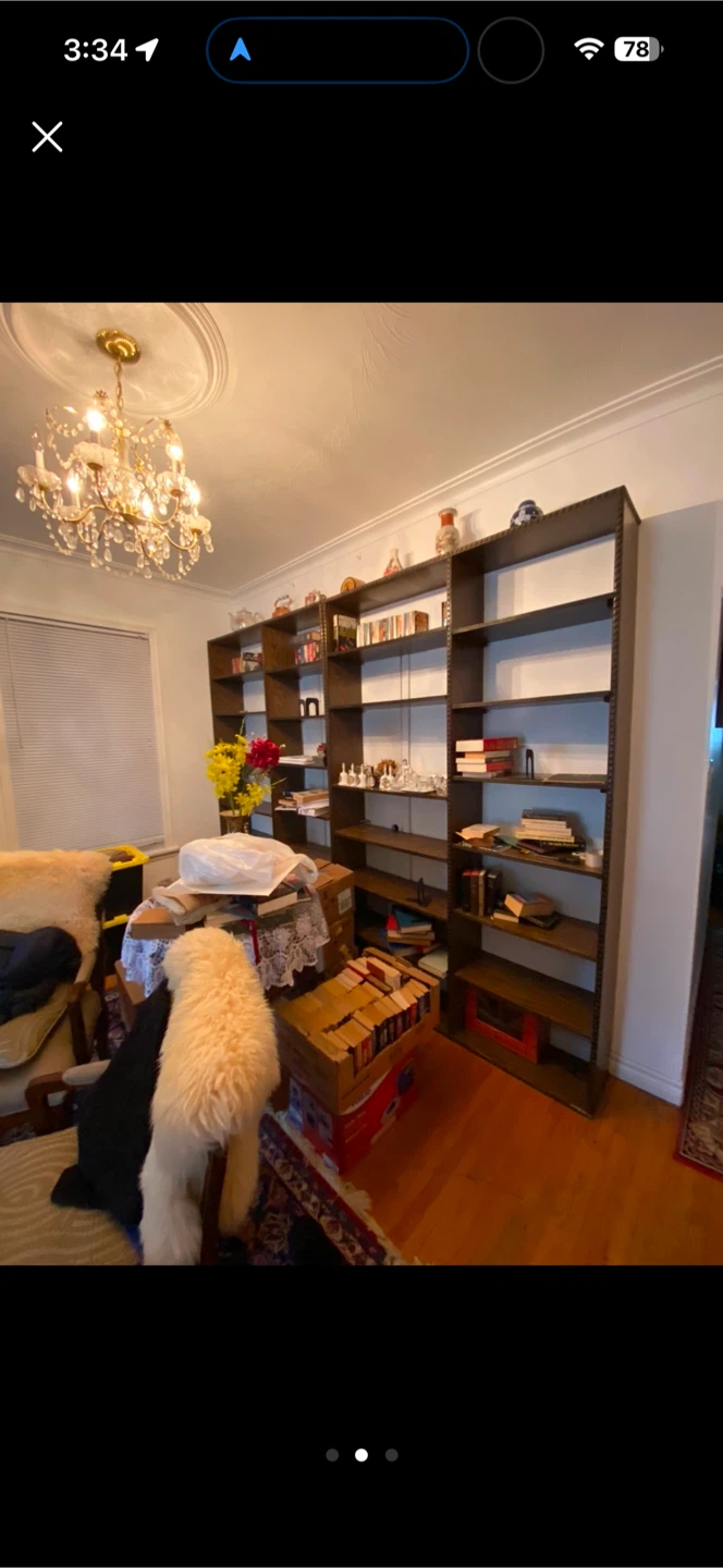 Large Wood Grain Bookshelf Unit Free - photo 2
