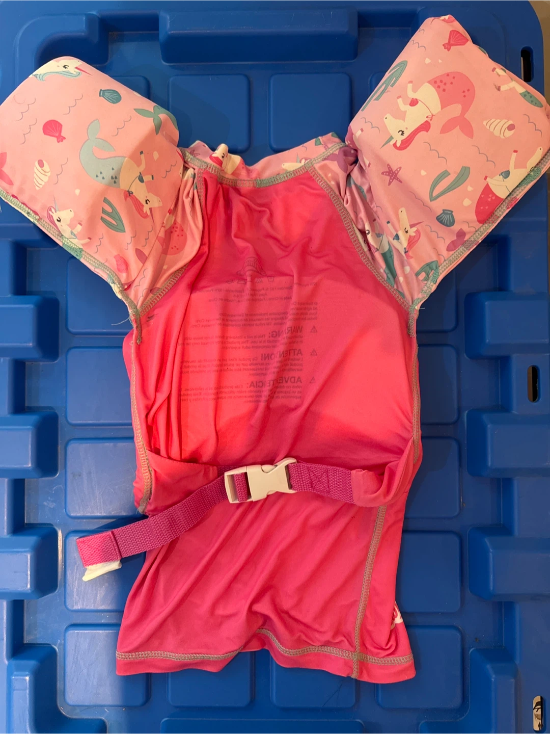 SwimWays Kids Unicorn Mermaid Swim Vest Floaties - photo 3