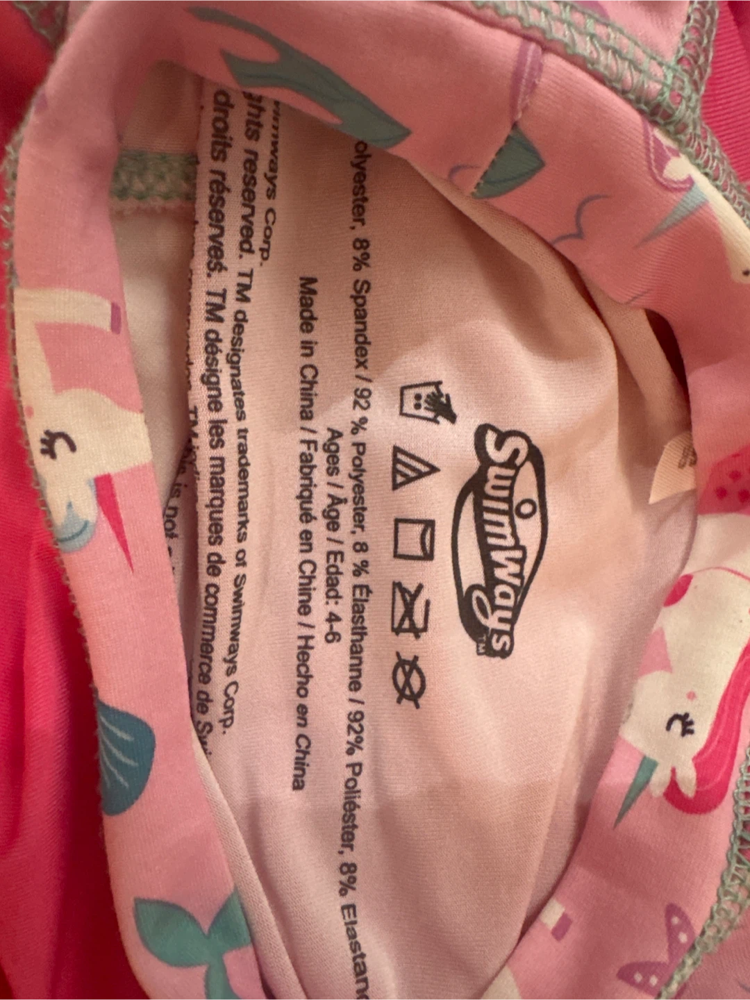 SwimWays Kids Unicorn Mermaid Swim Vest Floaties - photo 2