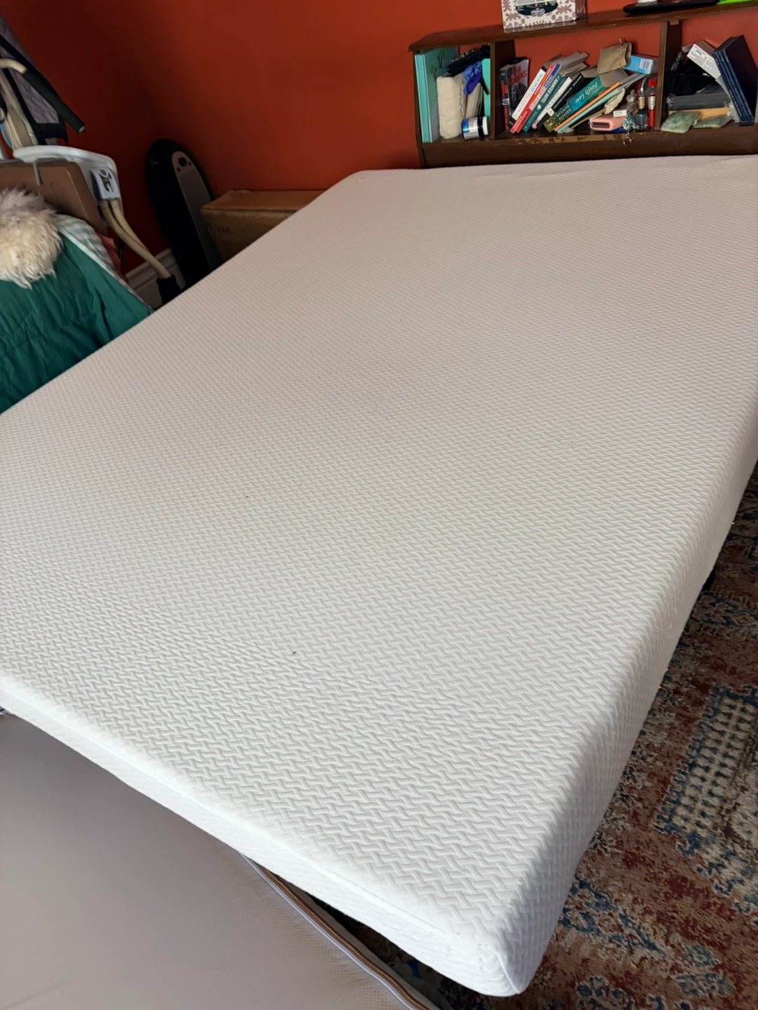 White Queen Mattress and top mattress