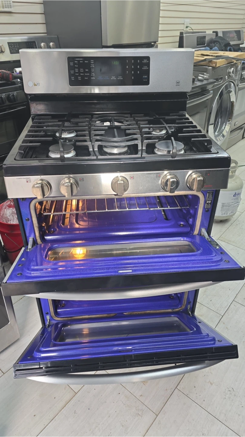 LG Gas 5 burner Double Oven Range 30 inches - photo 2