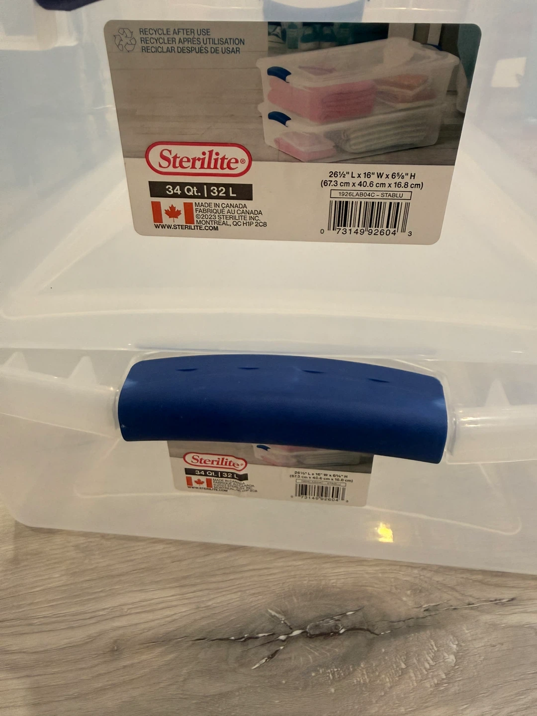 Sterilite 34 Qt Storage Containers (Set of 2) - photo 3