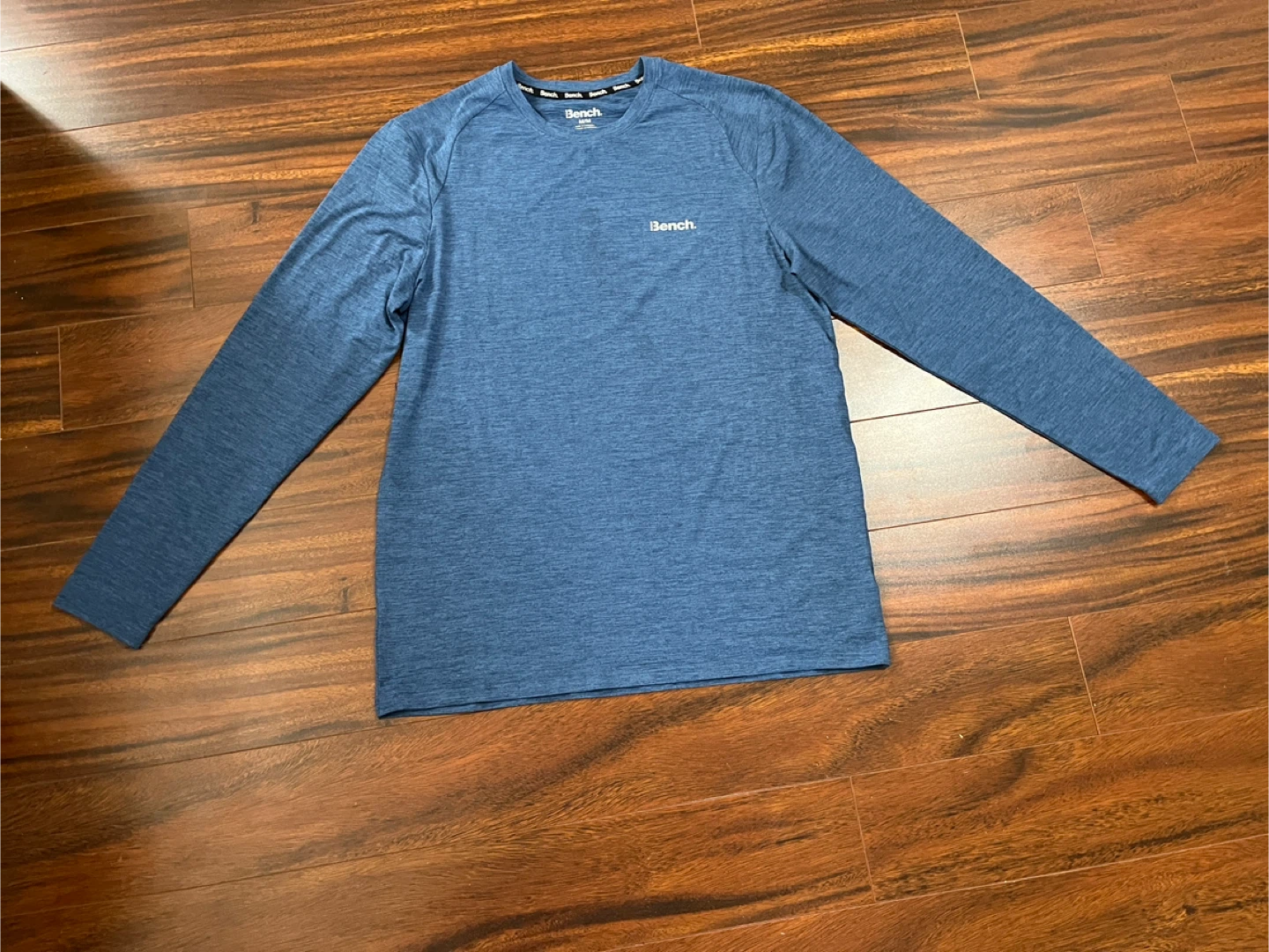 Bench men’s medium long sleeve t-shirt, athletic, blue