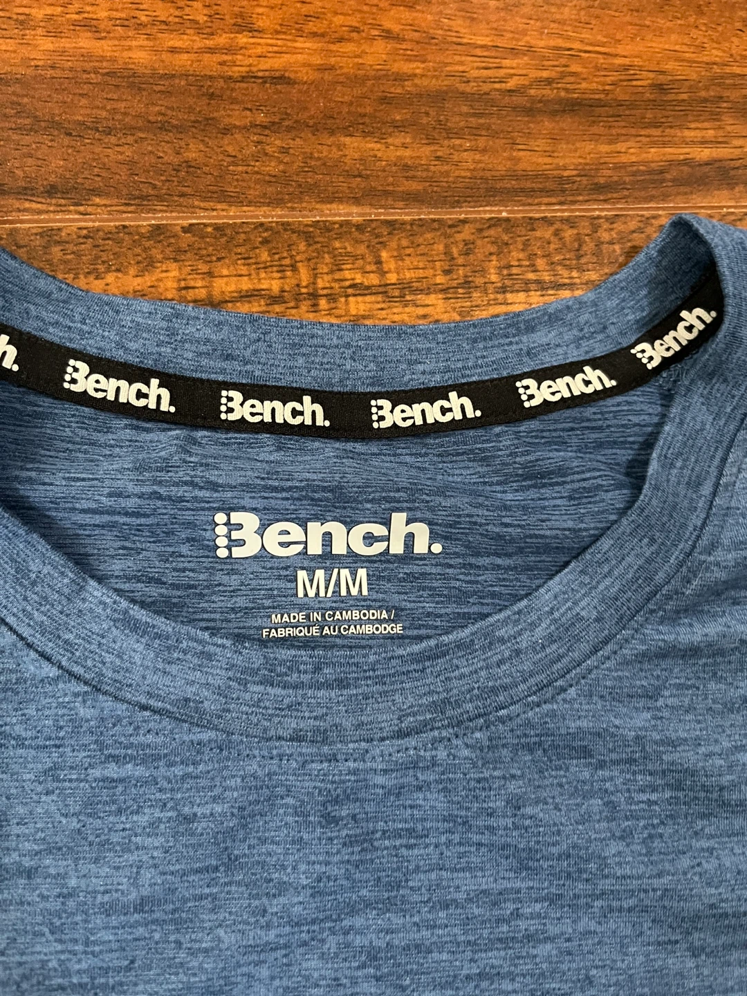 Bench men’s medium long sleeve t-shirt, athletic, blue - photo 2