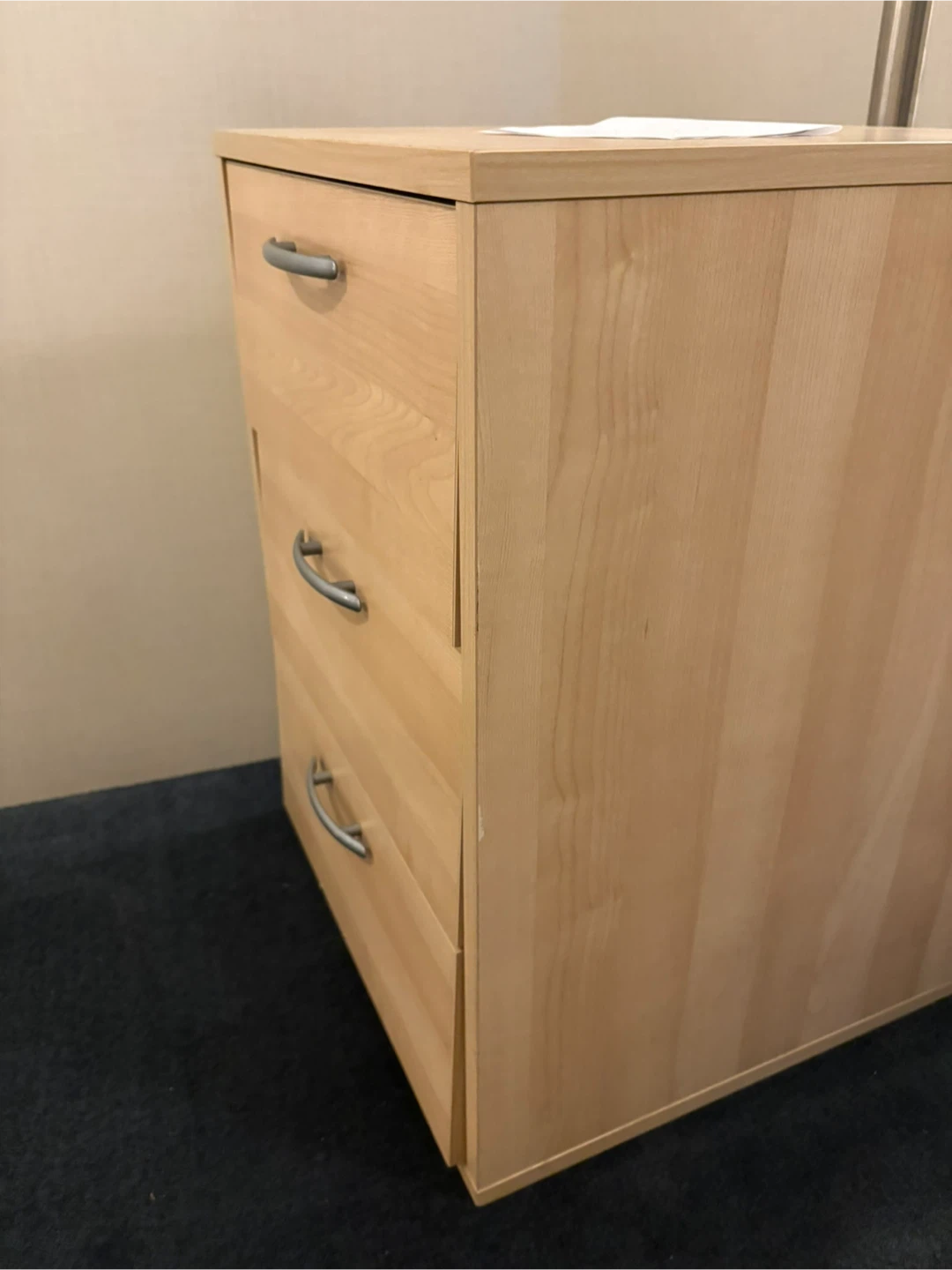 Three-Drawer Wood Cabinet - photo 3