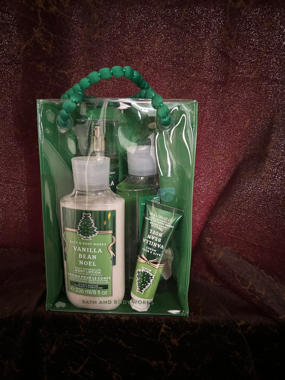 Bath & Body Works Vanilla Bean Noel Body Lotion & Hand Cream Set