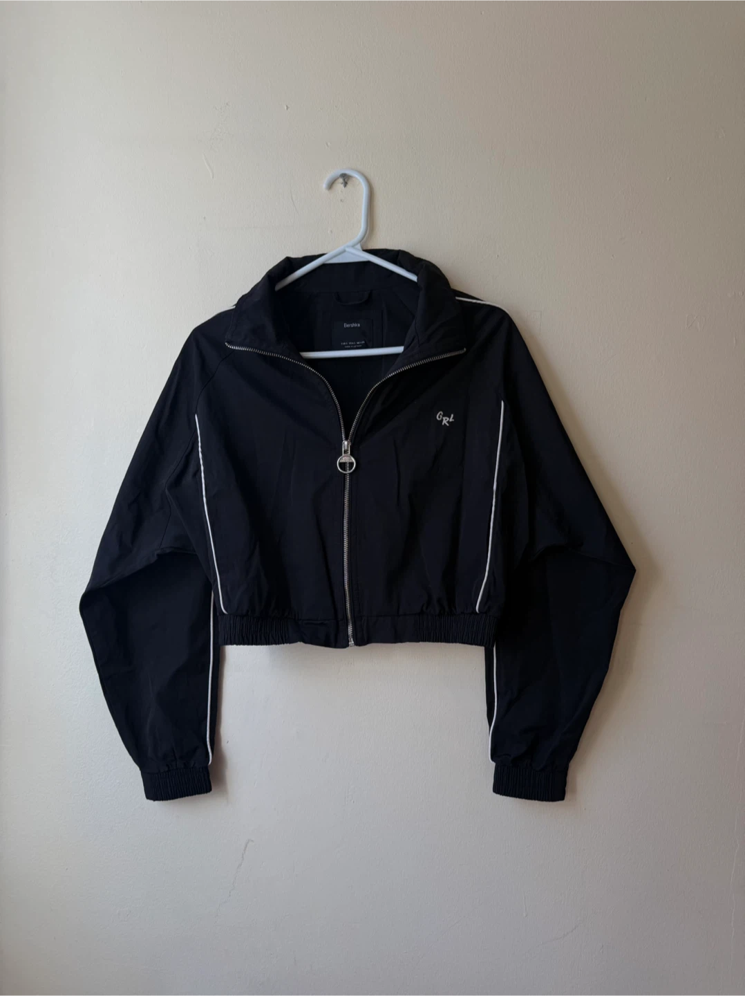 Bershka Black Cropped Jacket