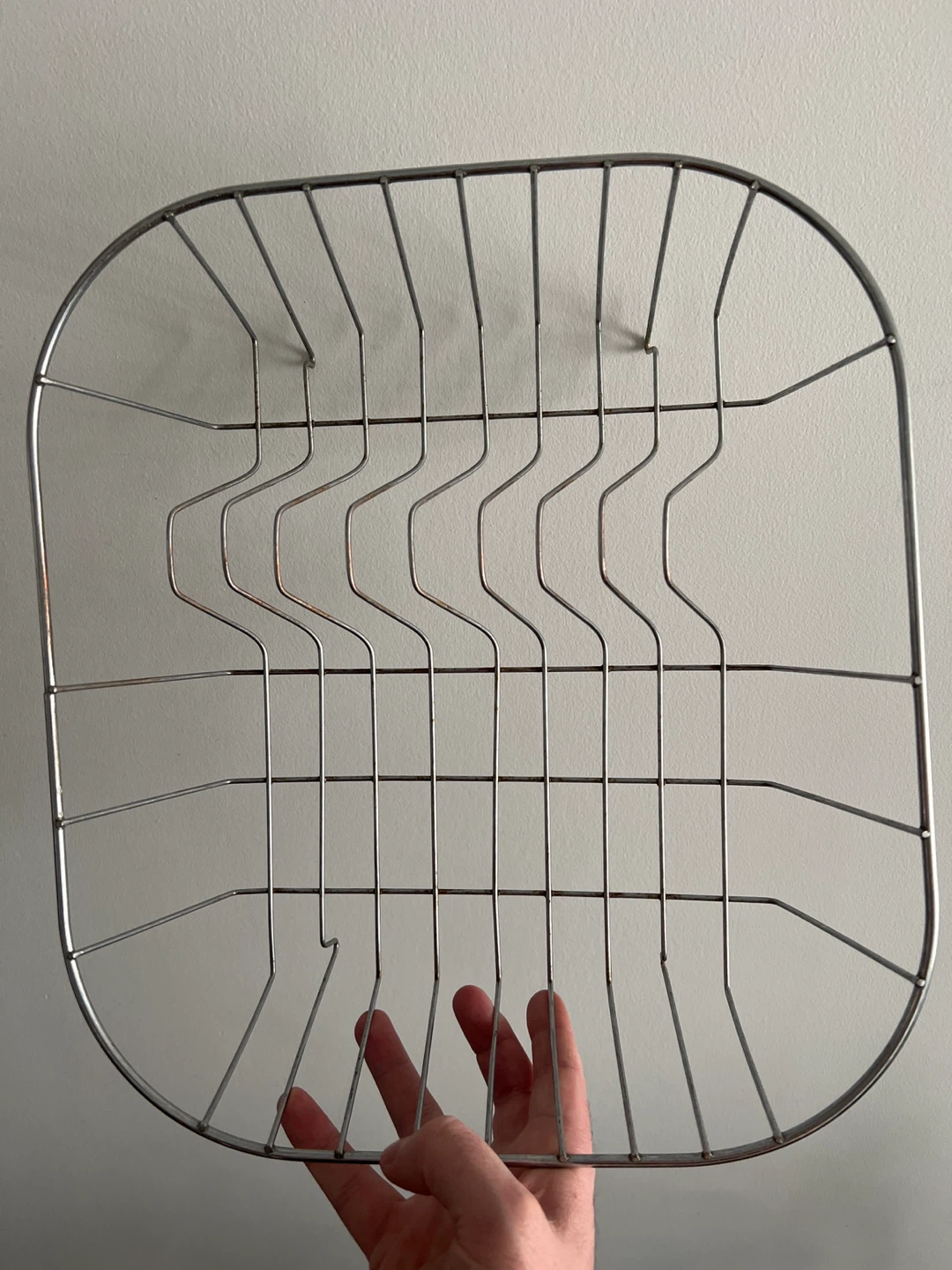 Metal dish drying rack