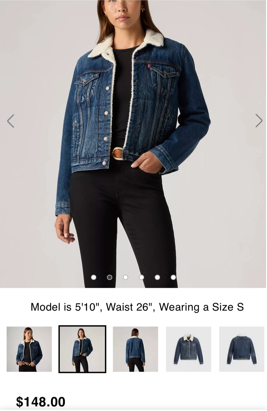 Levi's Sherpa Lined Trucker Jacket