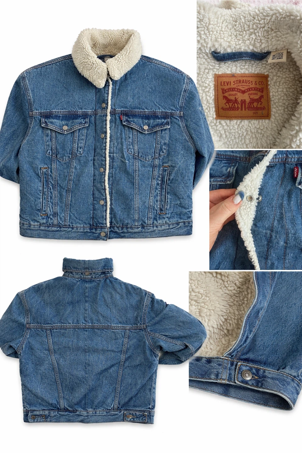 Levi's Sherpa Lined Trucker Jacket - photo 2