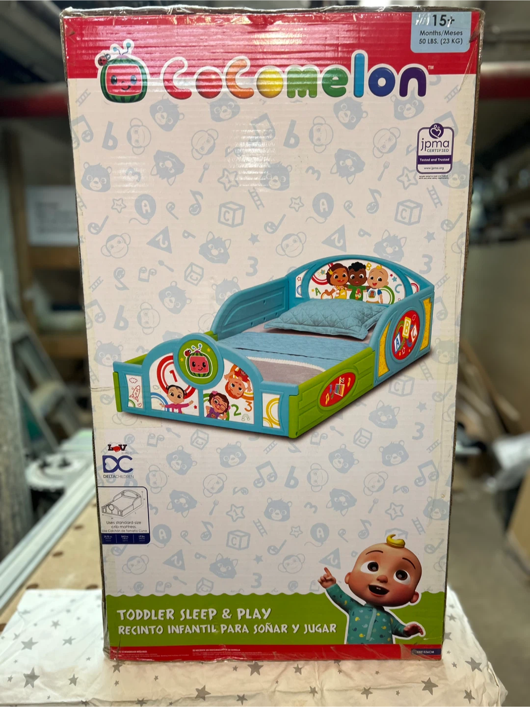 Cocomelon Toddler Sleep & Play Bed - photo 2