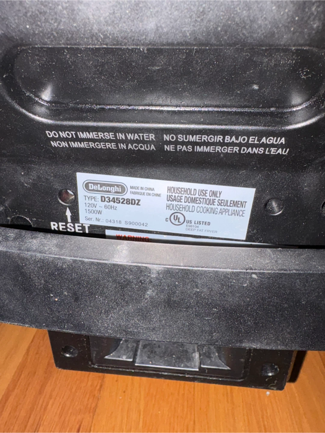 DeLonghi D34528DZ Deep Fryer - photo 4
