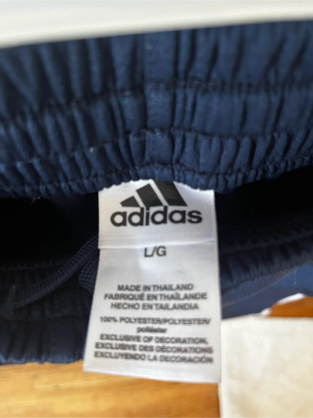Adidas Navy Blue Athletic Shorts - Size L - photo 5