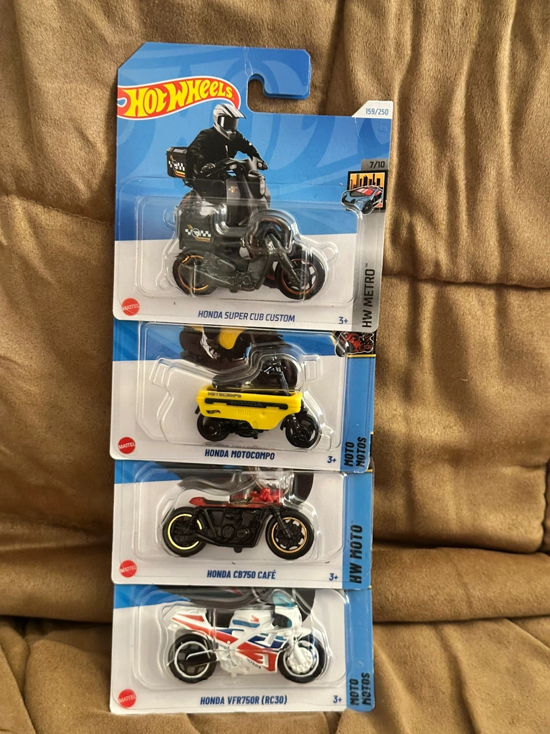 Hot Wheels Honda Motorcycles Lot (4)