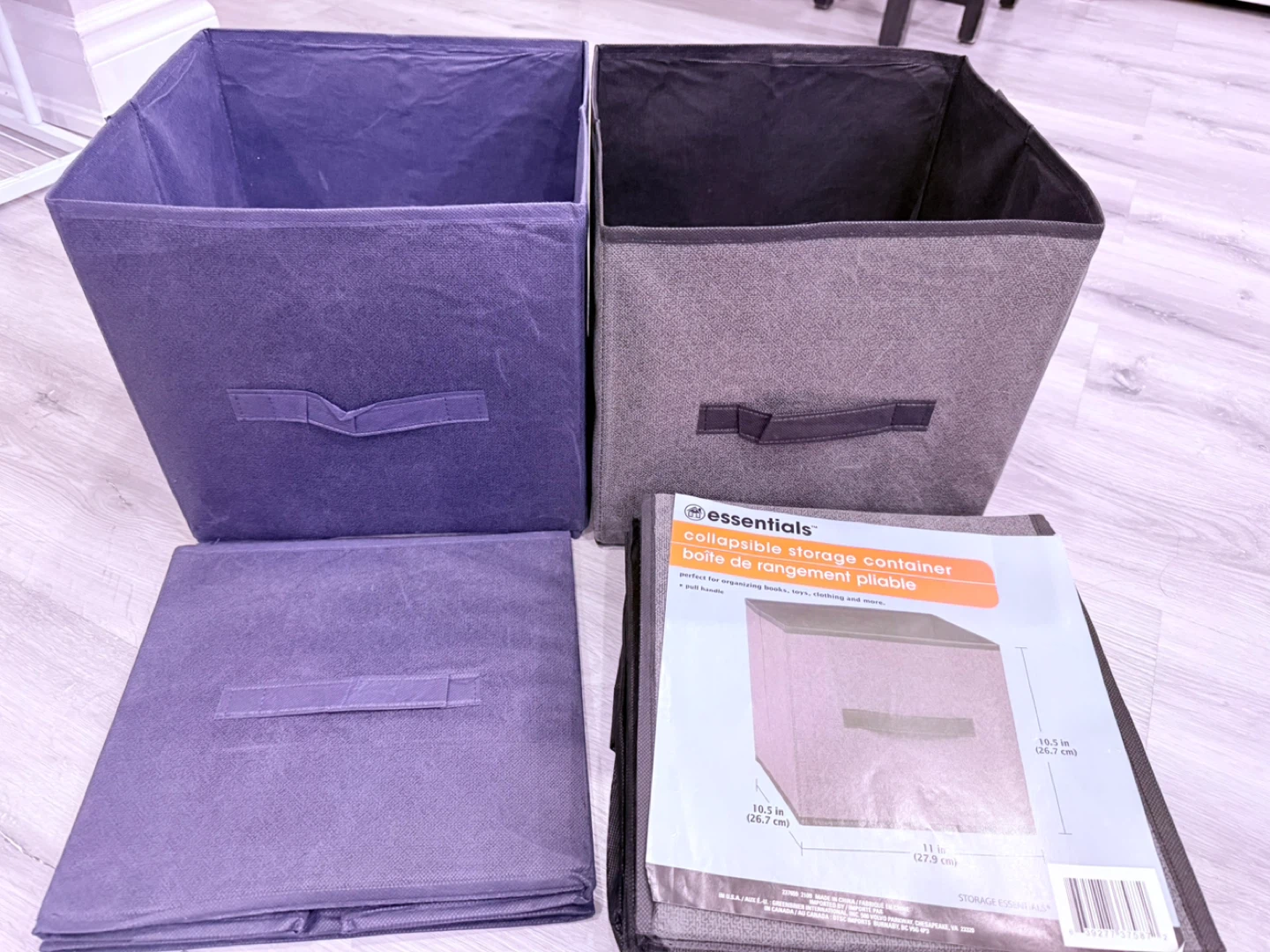 Essentials Collapsible Storage Cube Container - photo 4