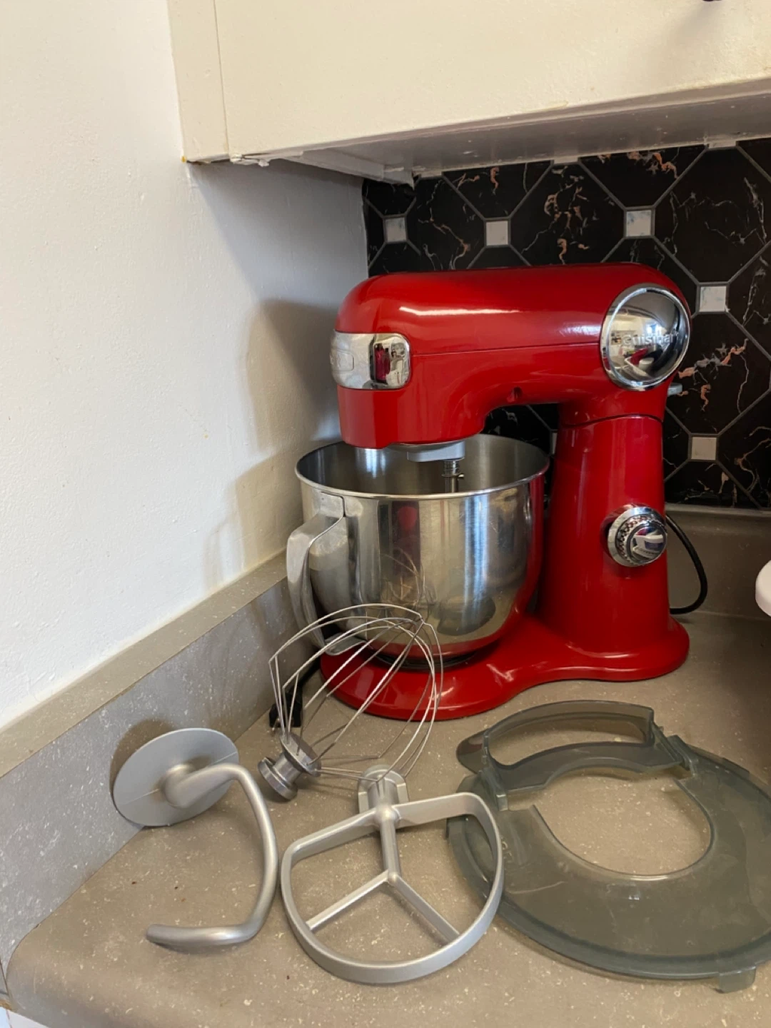 Cuisinart Precision Master Stand Mixer 12 Speeds, Red, 5.5qt