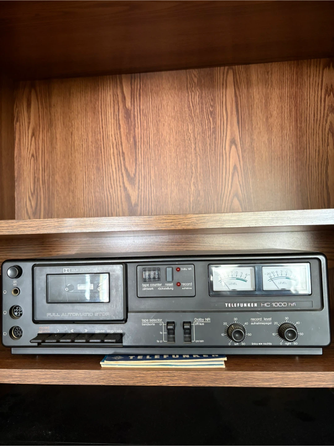 Telefunken HC 1000 hifi Cassette Deck