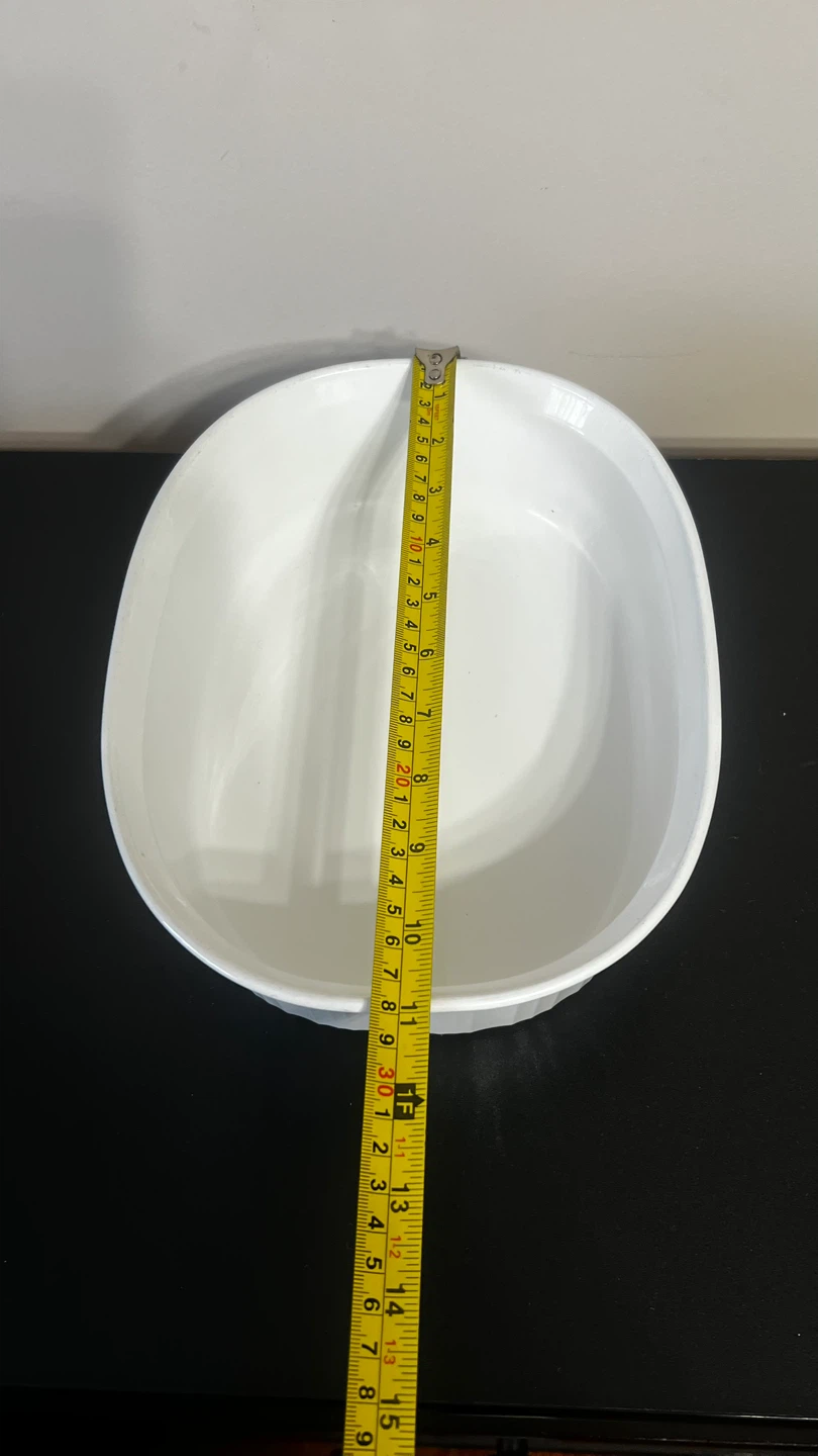 CorningWare White Oval Casserole Dish - photo 2