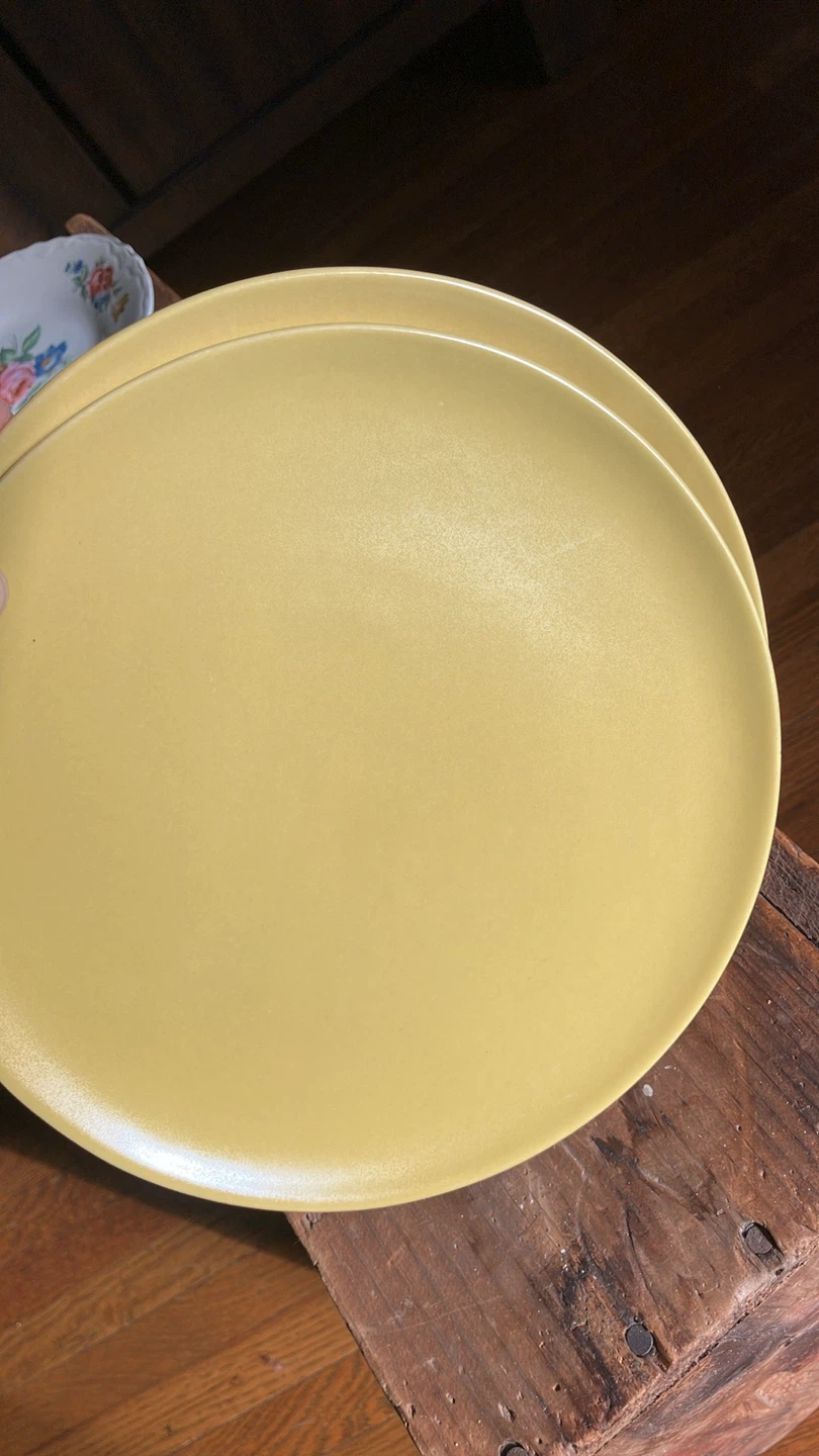 CB 2 plates 8 Inches wide in yellow - photo 2