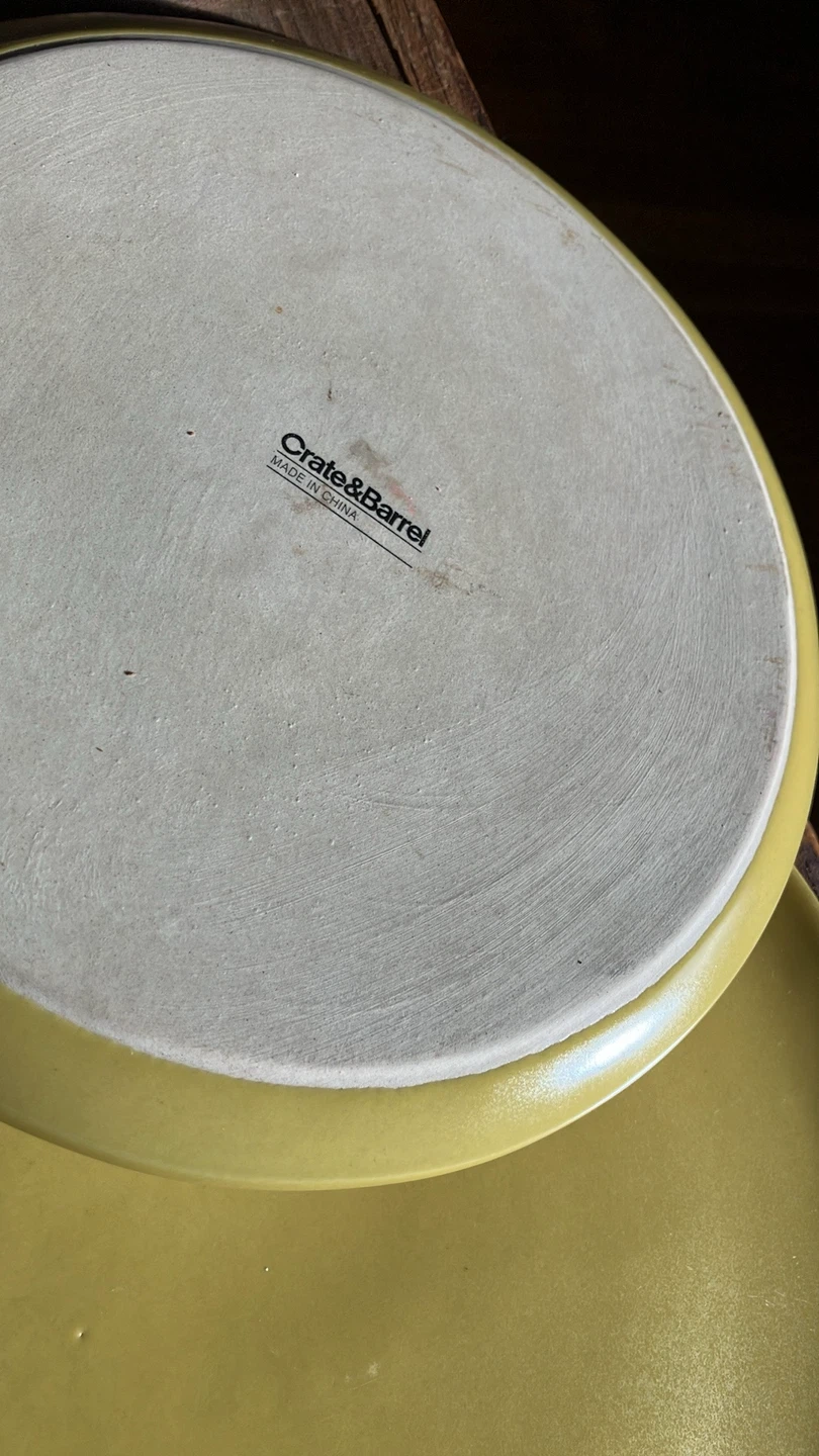 CB 2 plates 8 Inches wide in yellow - photo 3