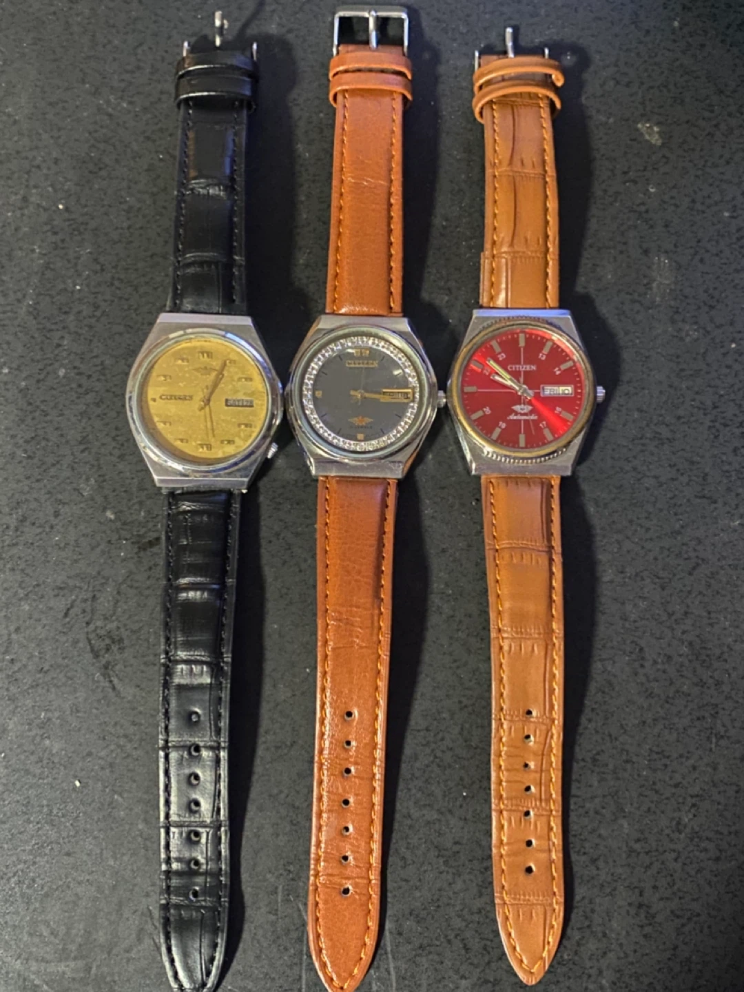 Lot of 3 Citizen Automatic Watches