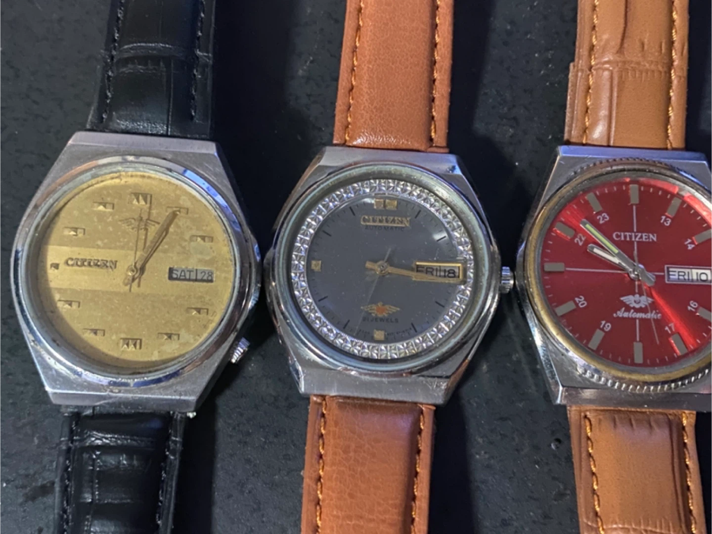 Lot of 3 Citizen Automatic Watches - photo 5