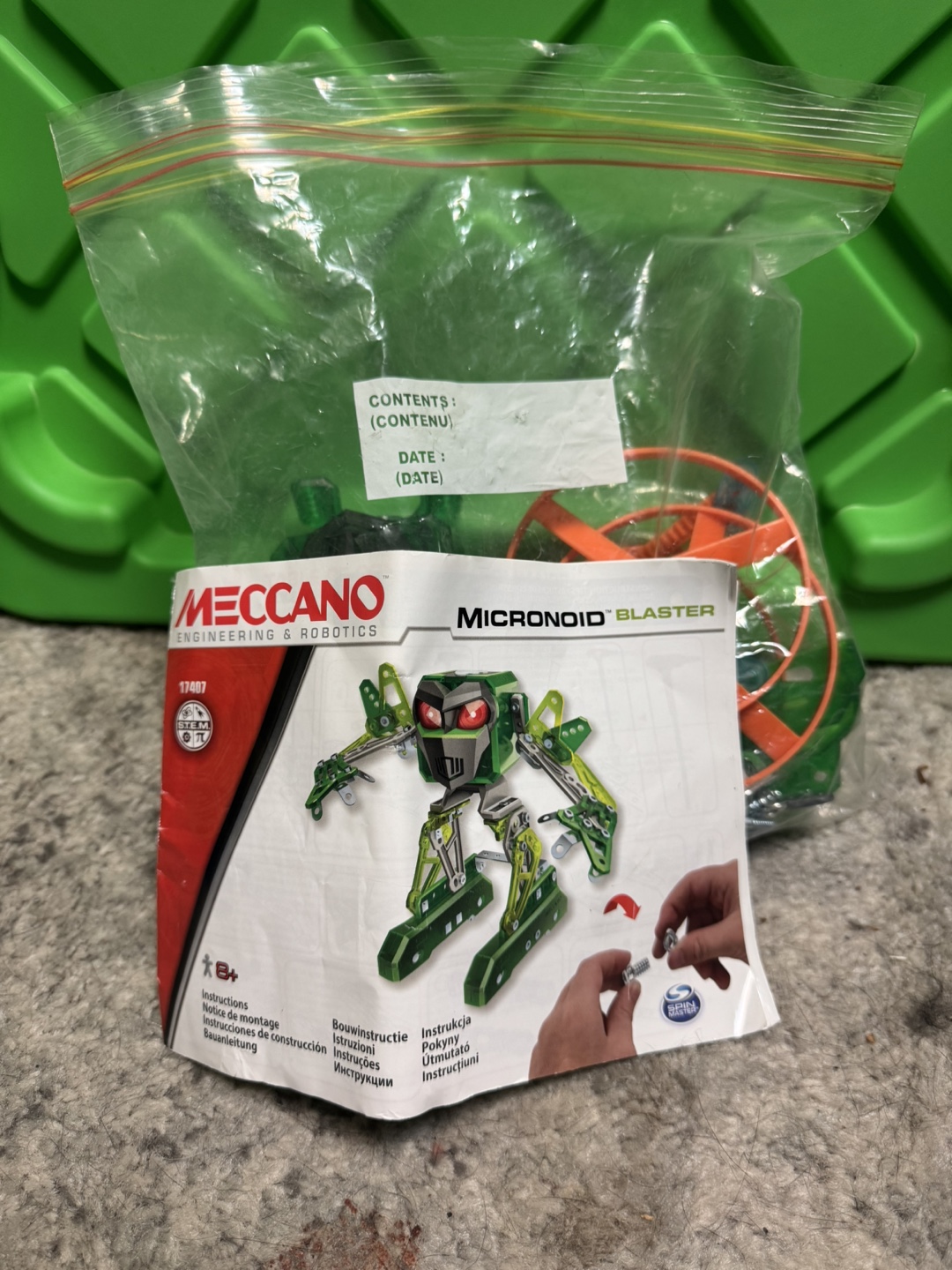 Meccano Micronoid Blaster Building Kit