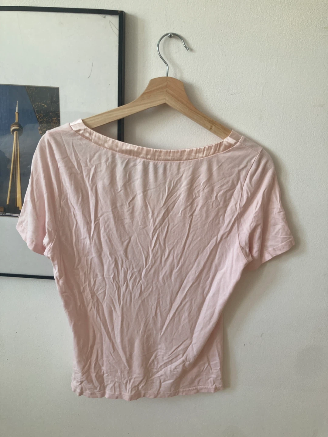 Pink T-Shirt with Flower Appliqués - photo 3