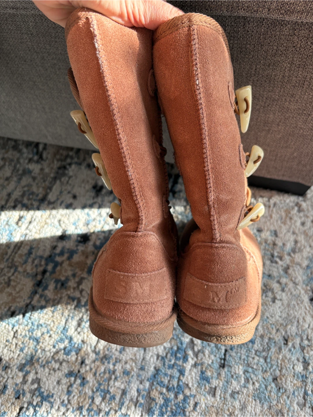 SOREL Brown Suede Toggle Boots - size 7 - photo 2