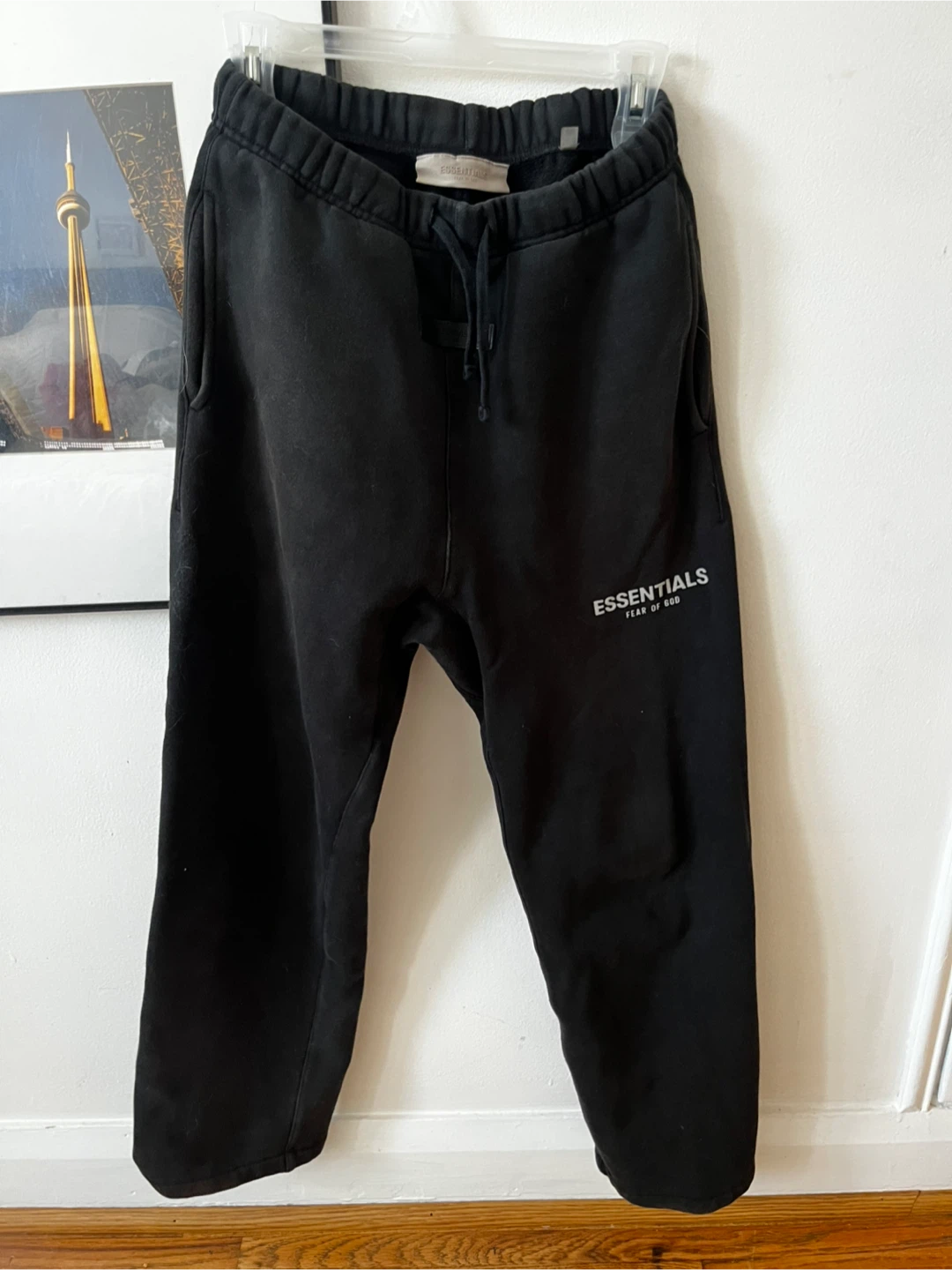 Essentials Fear of God Black Sweatpants Size 14/16