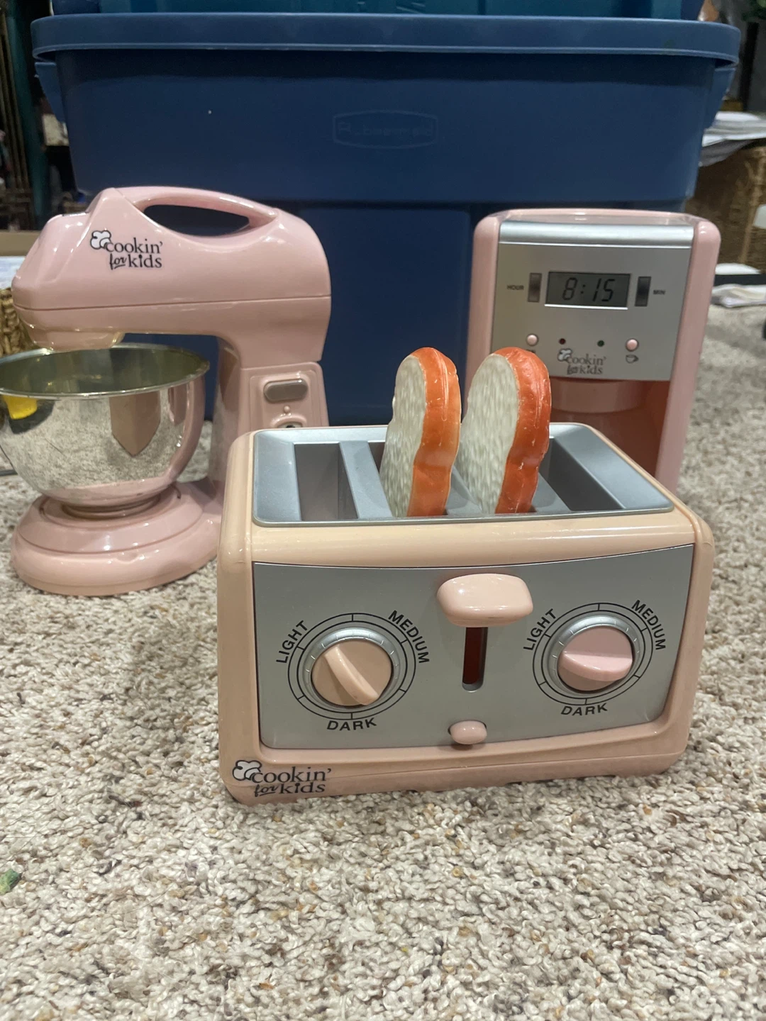 🧡 Cookin' for Kids Toy Kitchen Appliance Set - Pink - photo 2