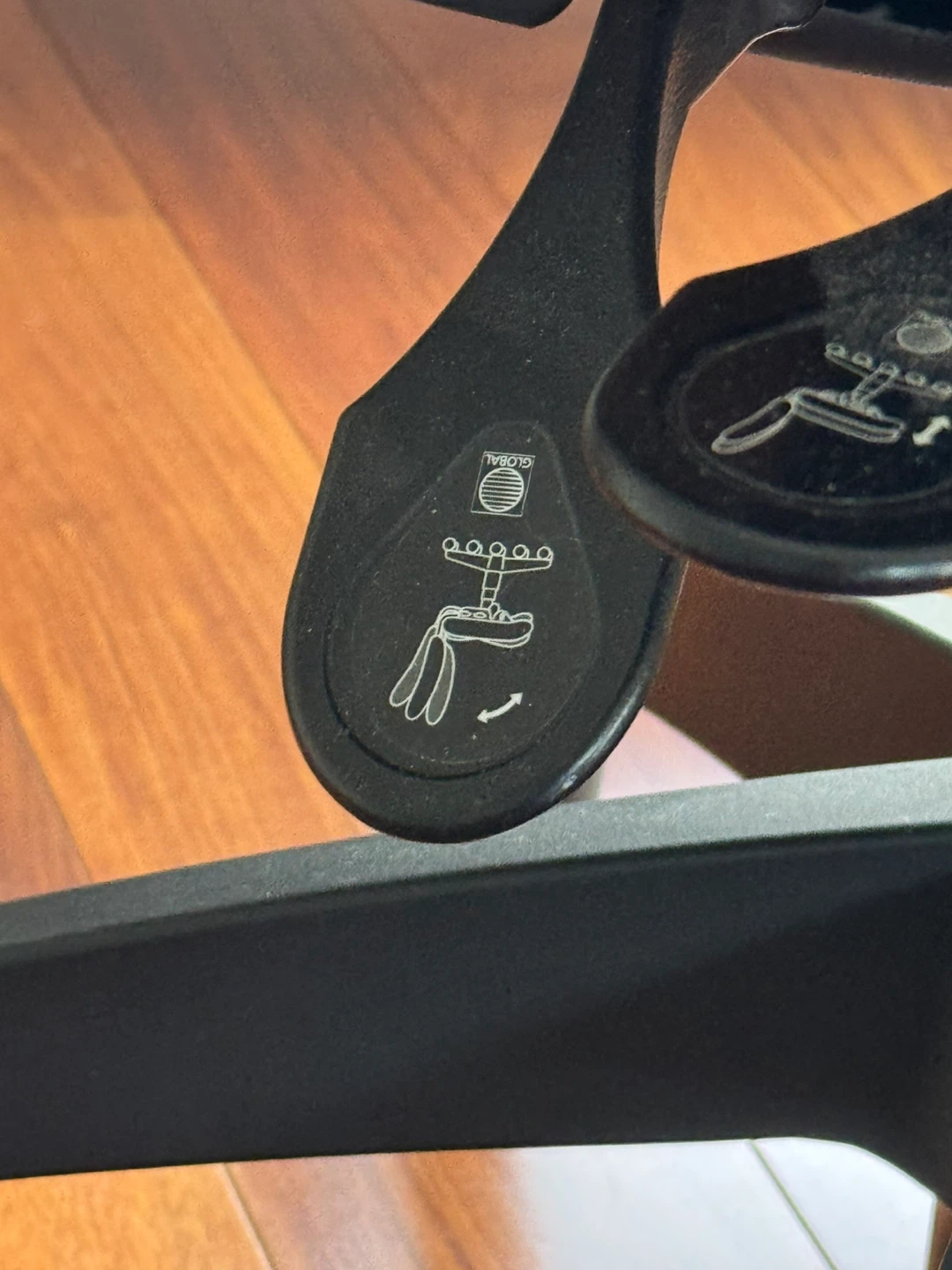 Black Ergonomic Office Chair with Headrest - photo 4