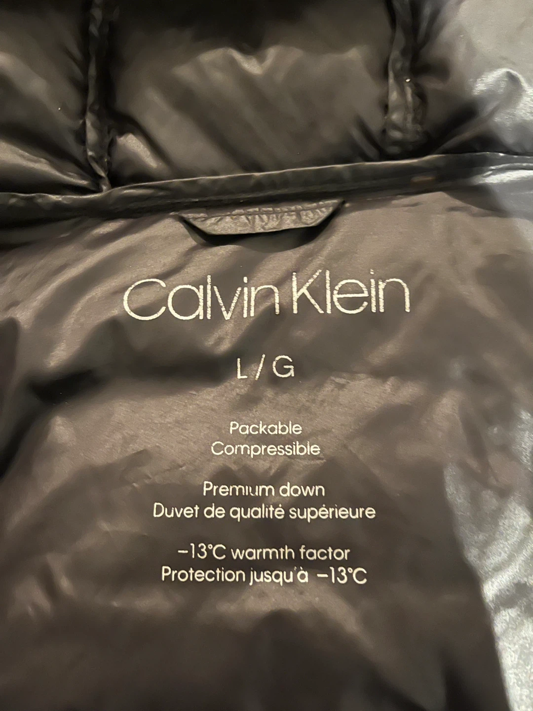 Calvin Klein Packable Down Coat - L/G - photo 3