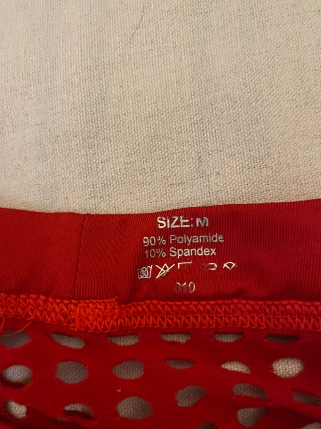 ASEY KEVIN Red Mesh Briefs - Size M - photo 3