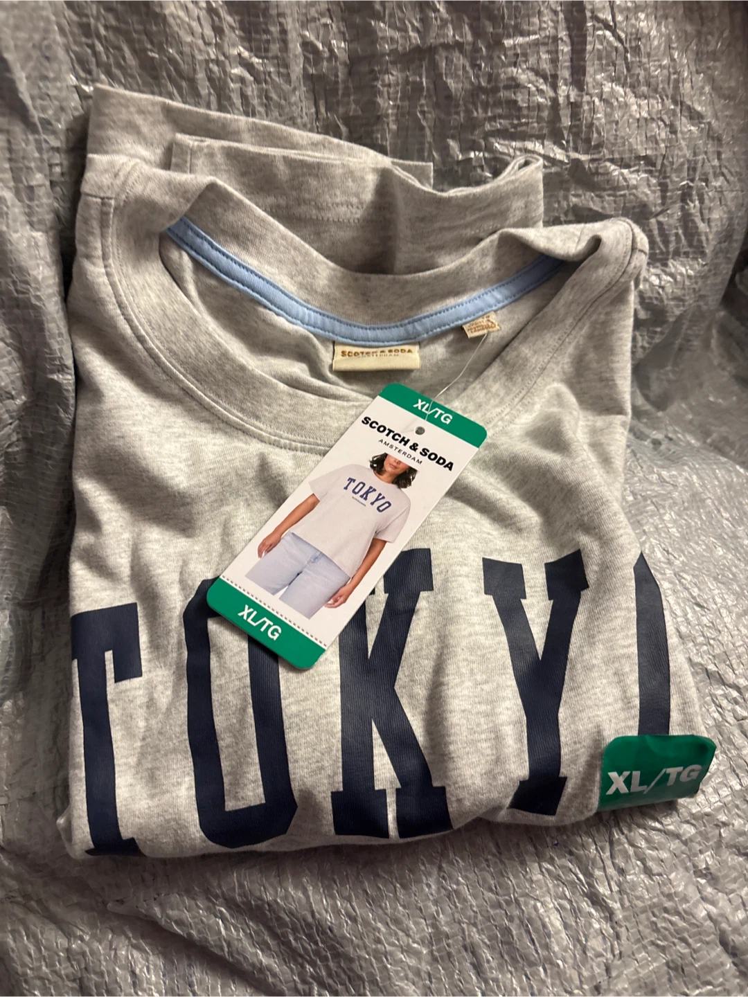 Ladies Scotch & Soda Amsterdam Tokyo Graphic T-Shirt XL/TG