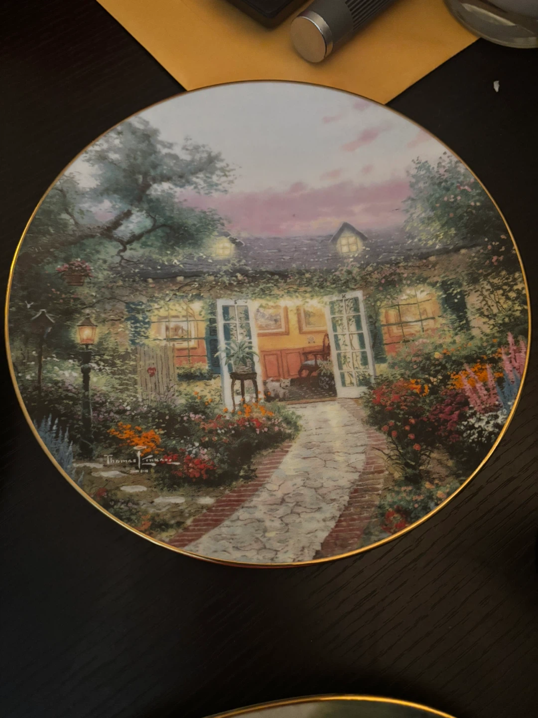 Thomas Kinkade Collector Plates - Set of 5 - photo 2